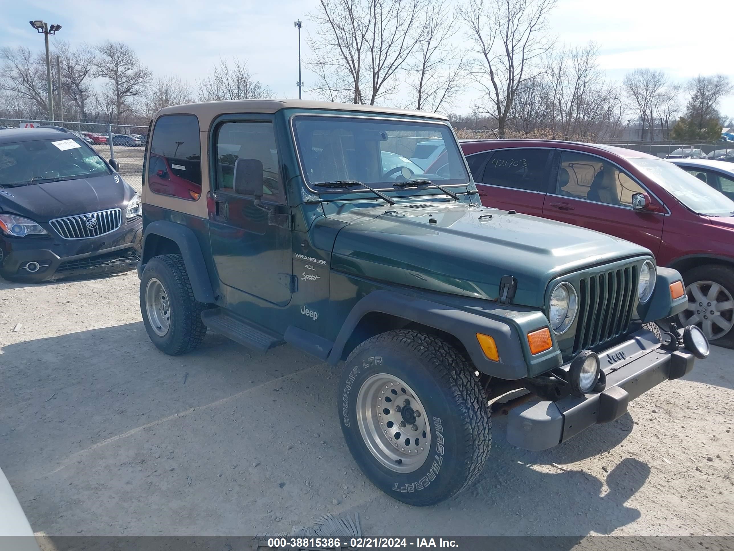 JEEP WRANGLER 2000 1j4fa49s0yp743015