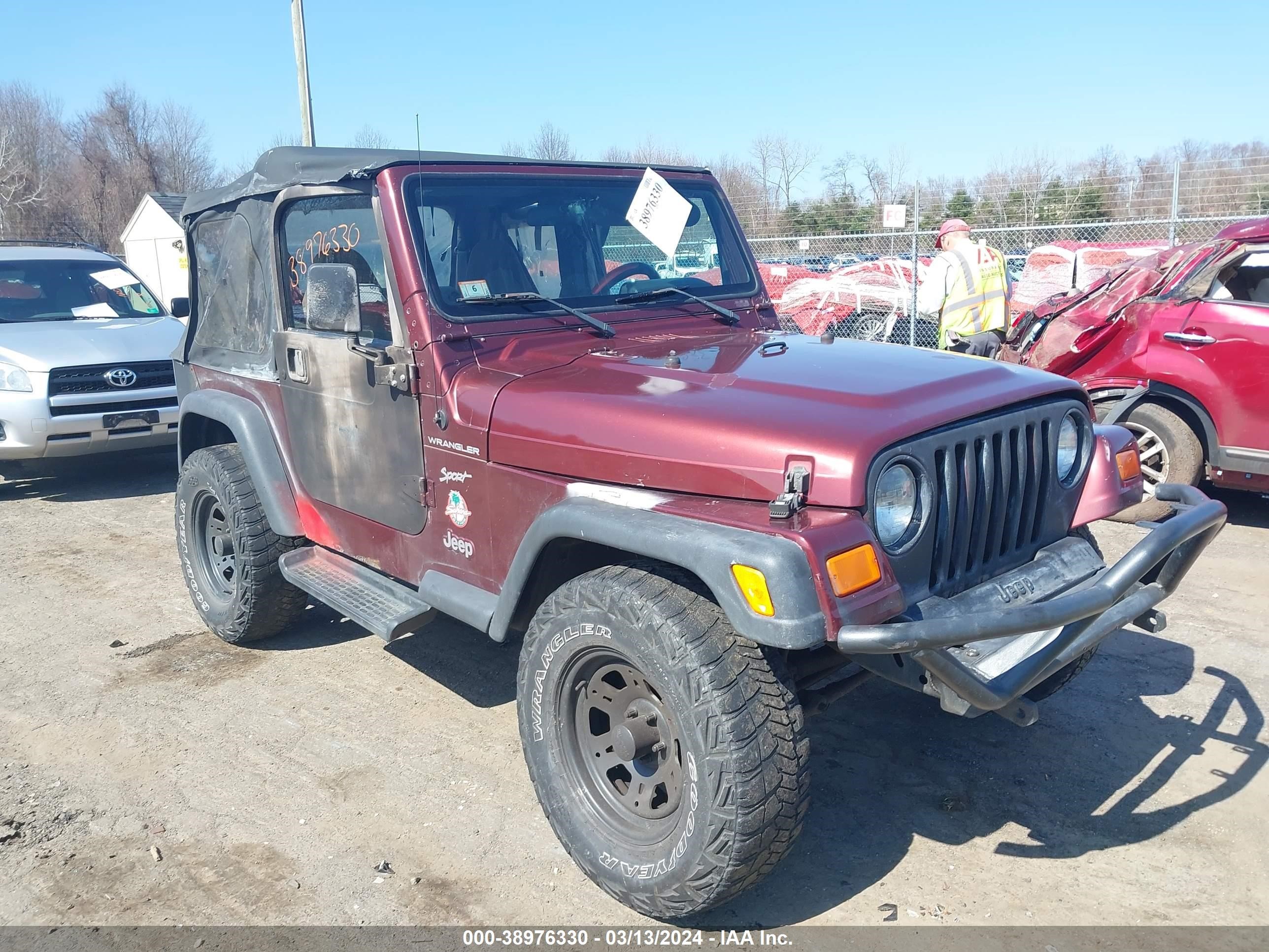 JEEP WRANGLER 2002 1j4fa49s12p702478