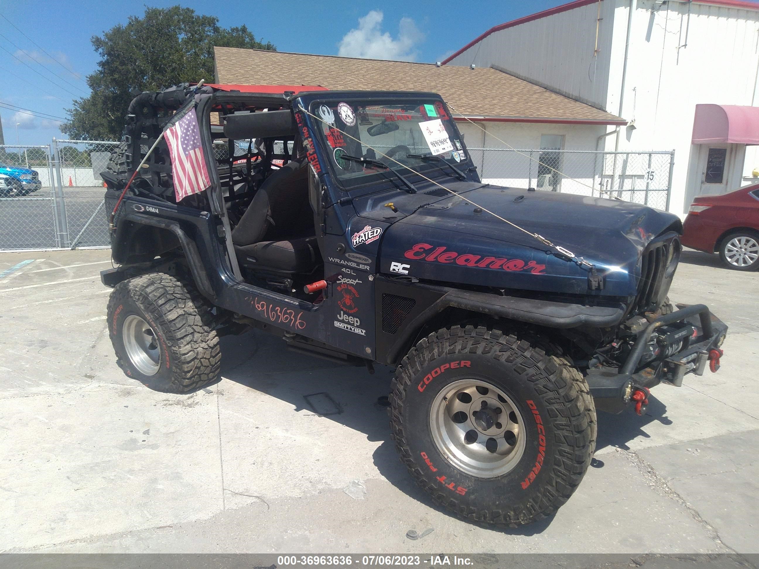 JEEP WRANGLER 2000 1j4fa49s1yp803643