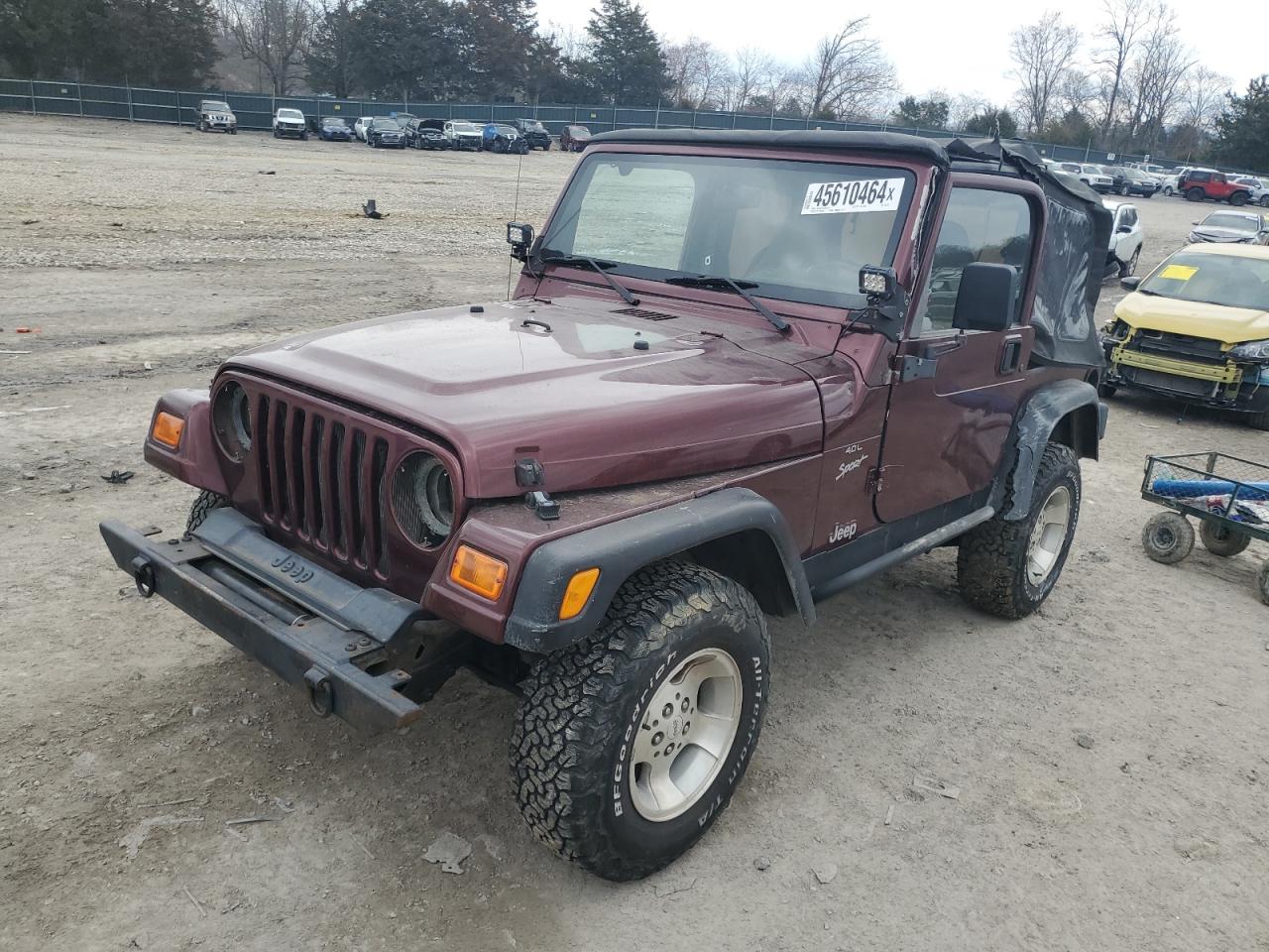 JEEP WRANGLER 2001 1j4fa49s21p313783