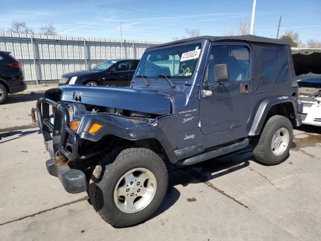 JEEP WRANGLER 2001 1j4fa49s21p331135