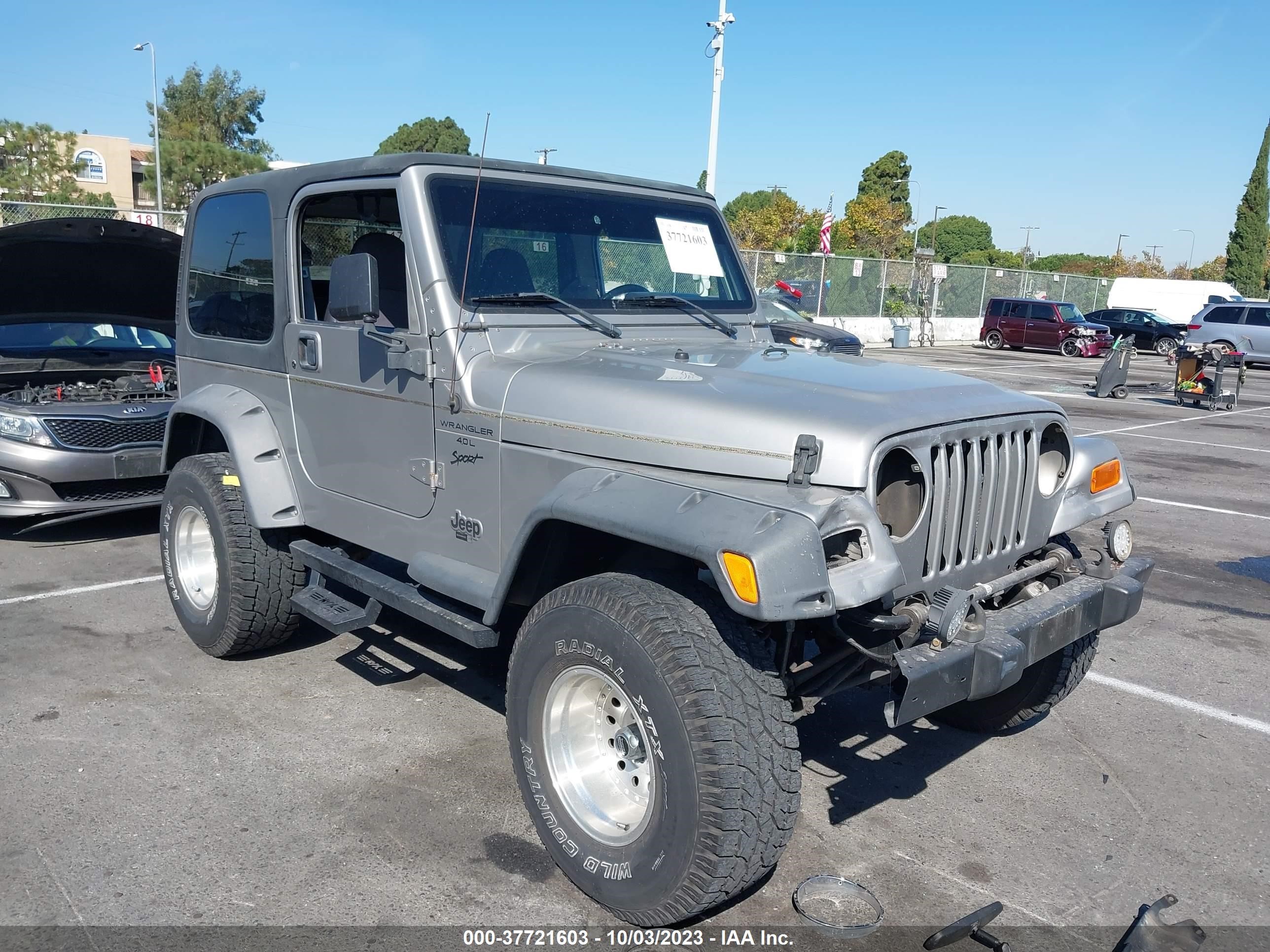 JEEP WRANGLER 2001 1j4fa49s21p371988