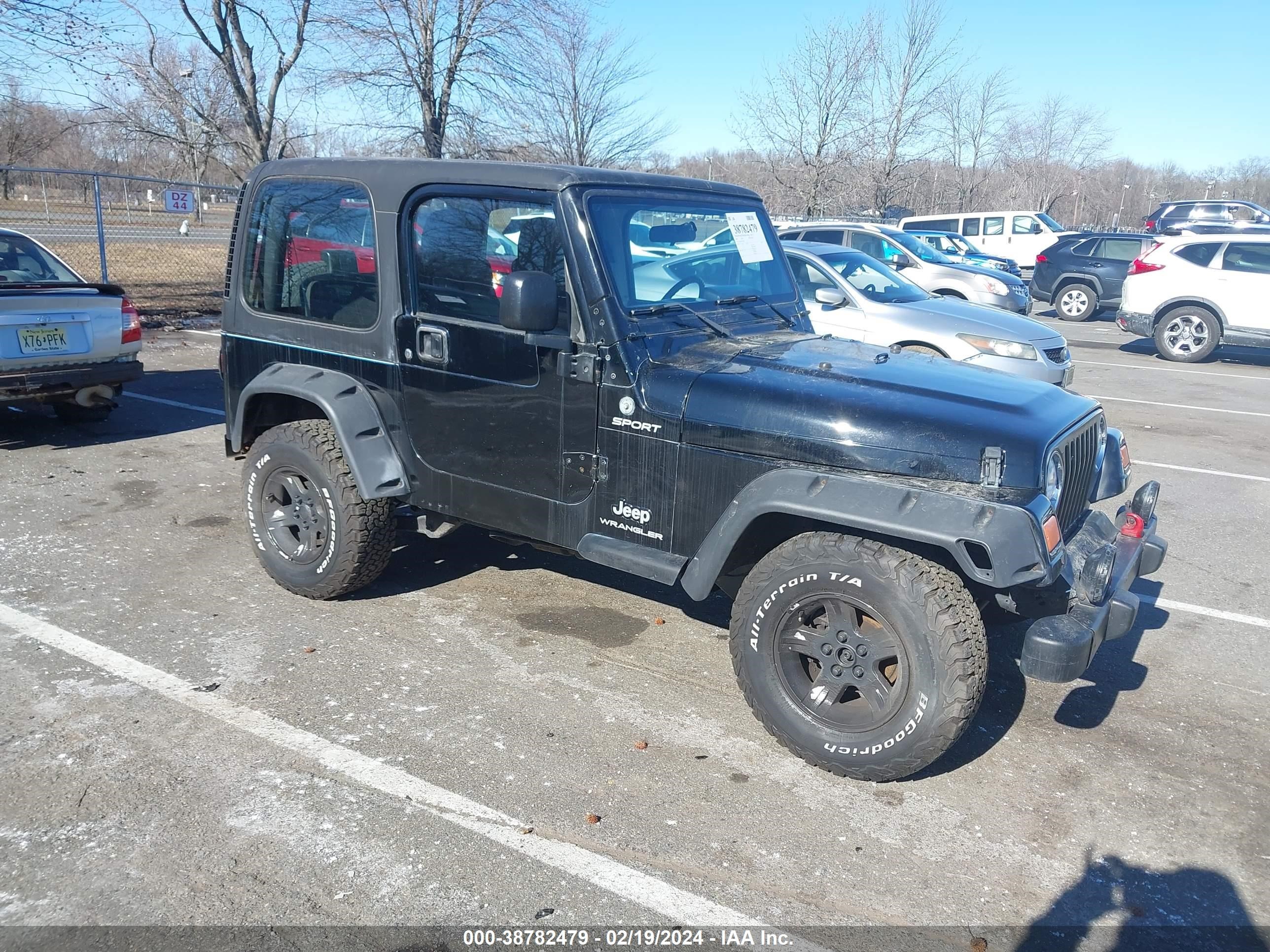 JEEP WRANGLER 2004 1j4fa49s24p742040