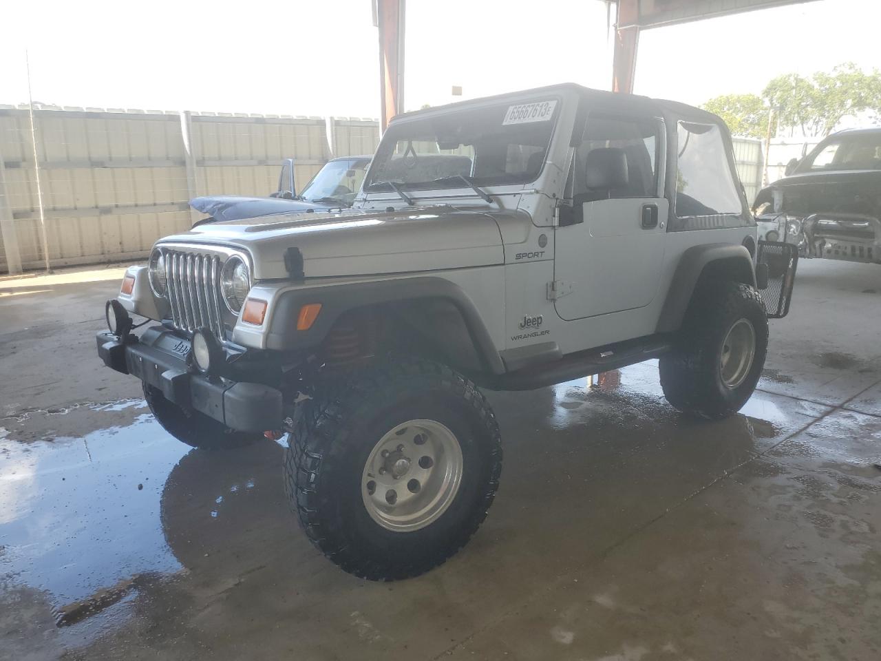 JEEP WRANGLER 2004 1j4fa49s24p803466