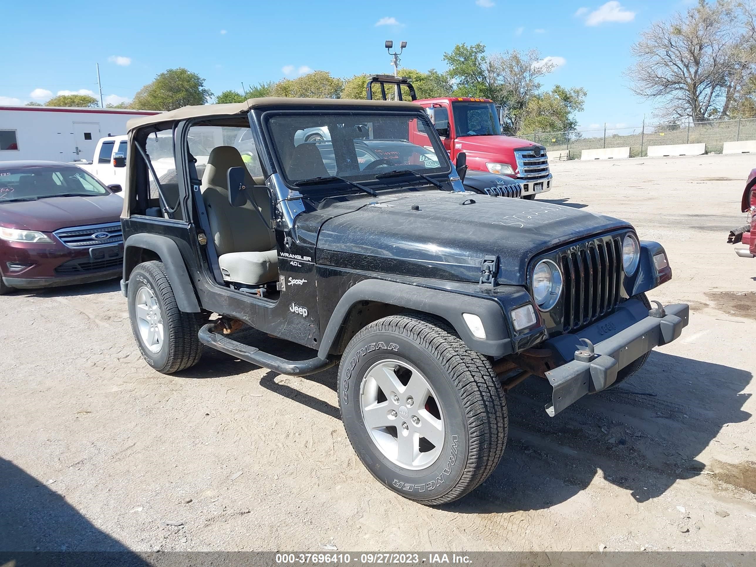 JEEP WRANGLER 2001 1j4fa49s31p319561