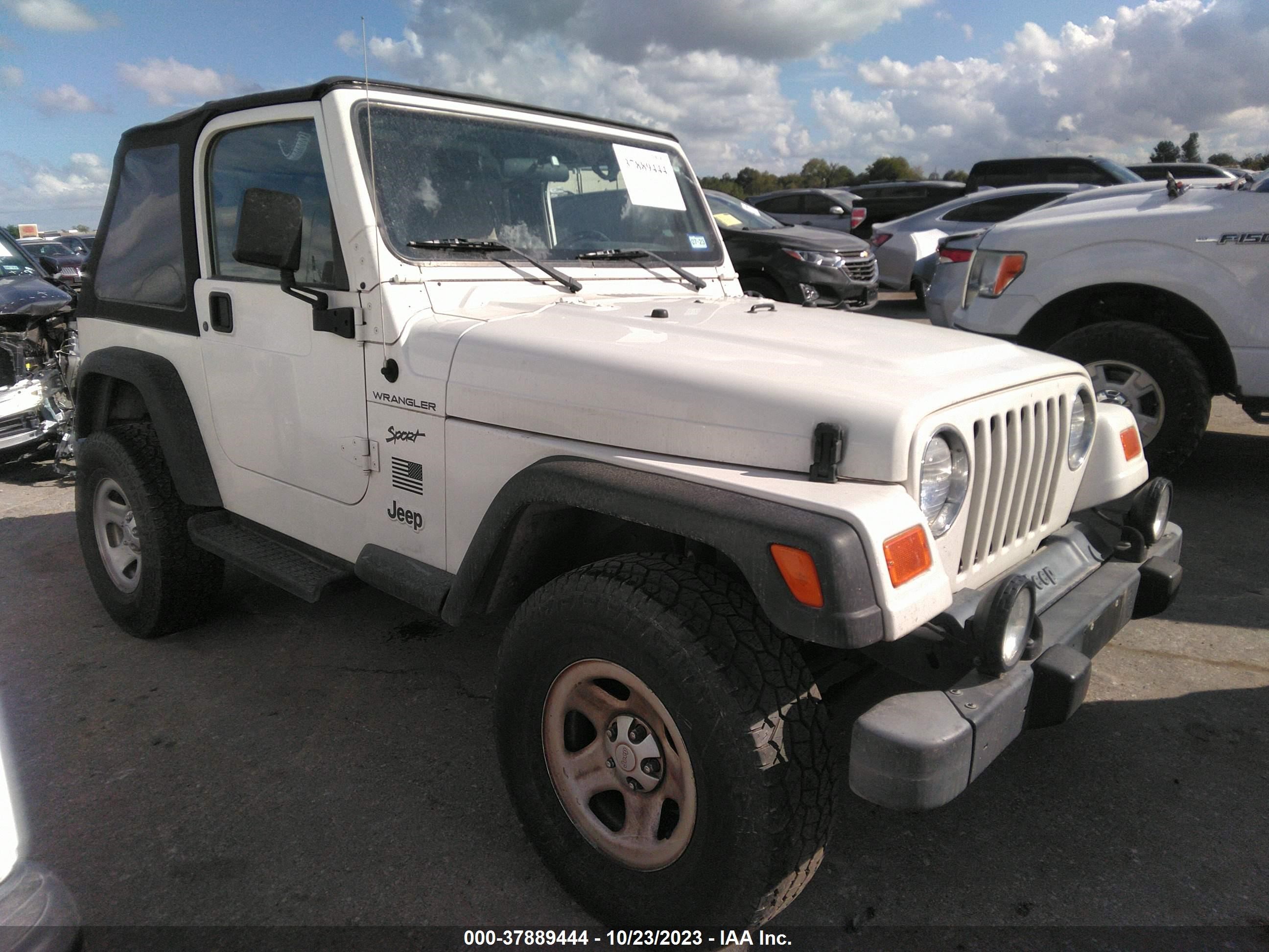 JEEP WRANGLER 2002 1j4fa49s32p757983