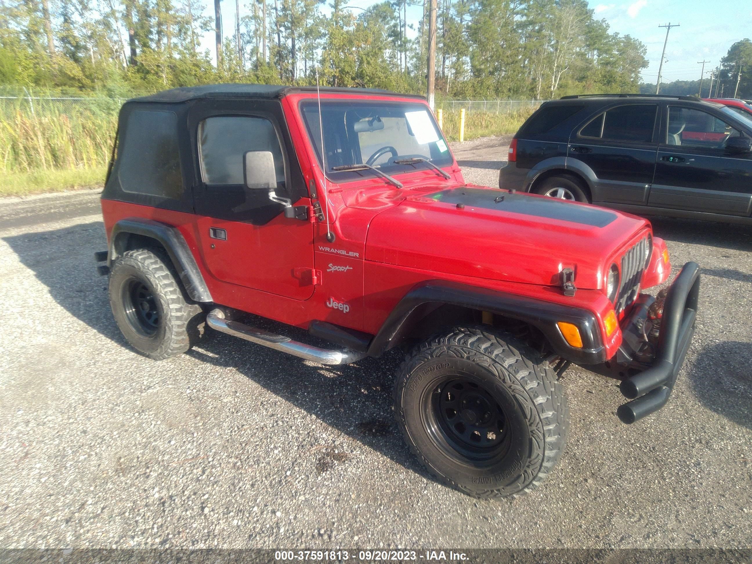 JEEP WRANGLER 2002 1j4fa49s32p769955