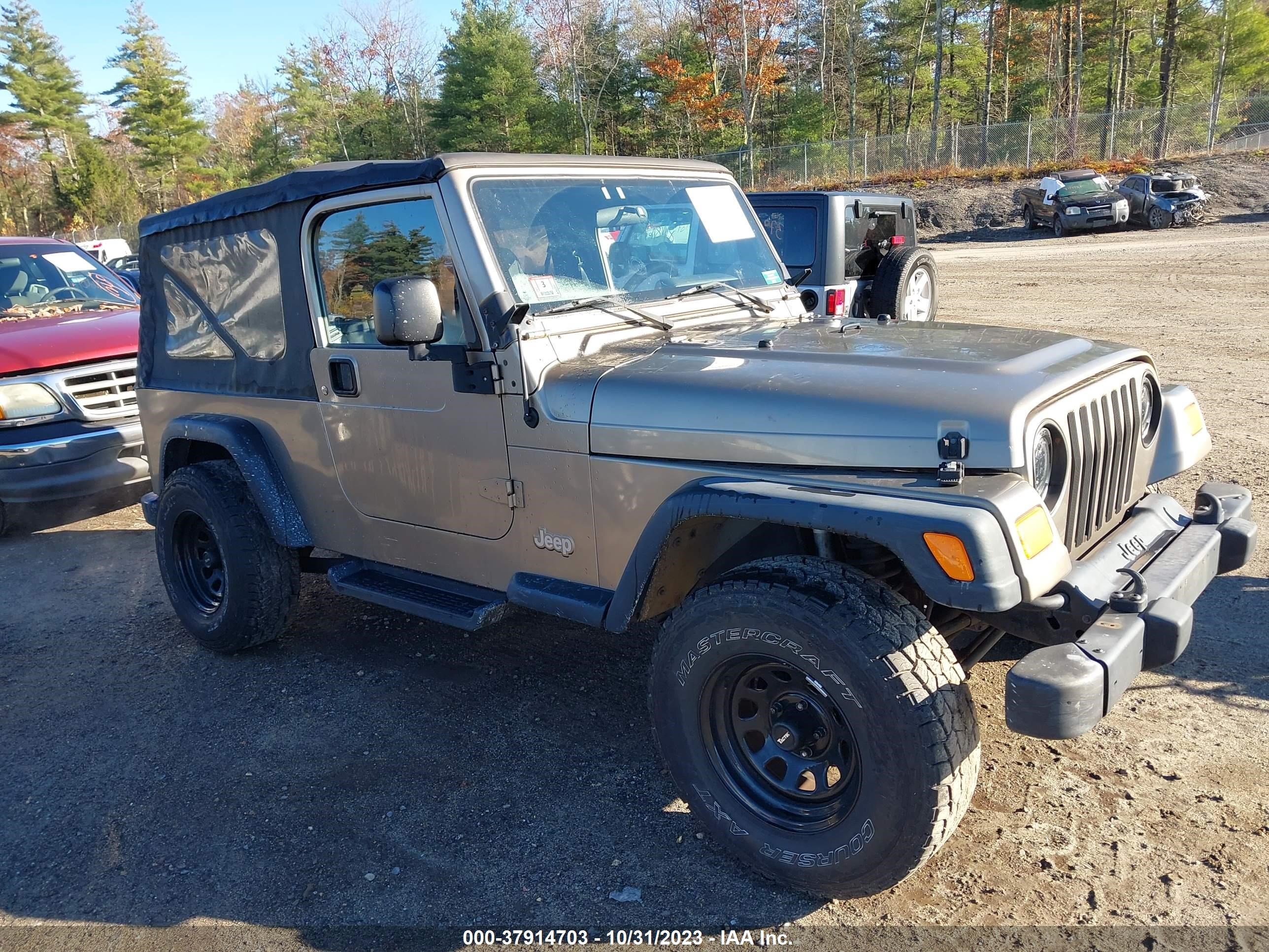 JEEP WRANGLER 2004 1j4fa49s34p783938