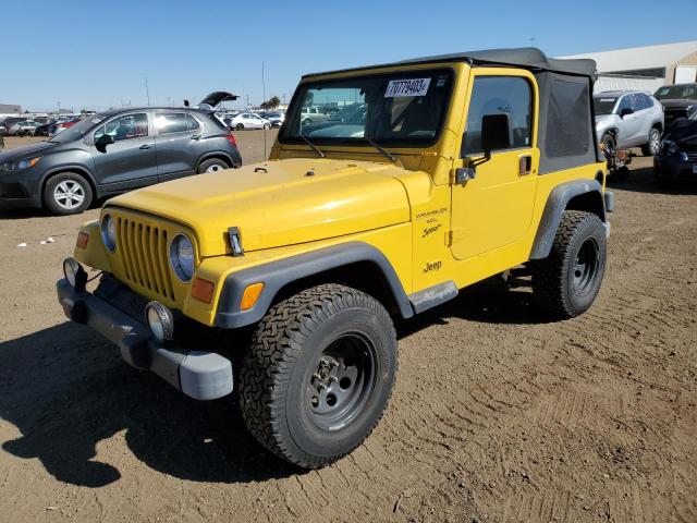 JEEP WRANGLER 2000 1j4fa49s3yp768149