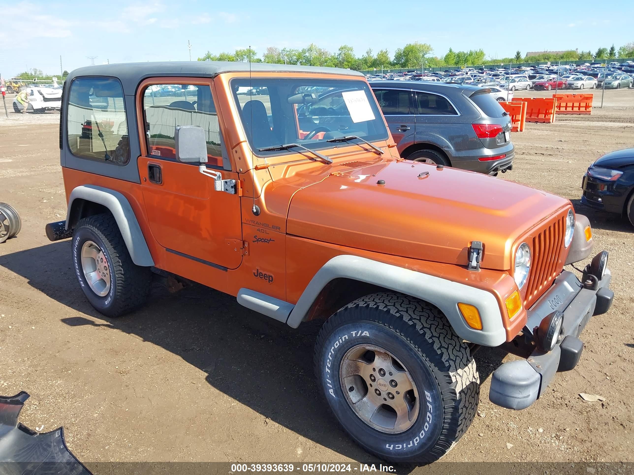 JEEP WRANGLER 2001 1j4fa49s51p316287