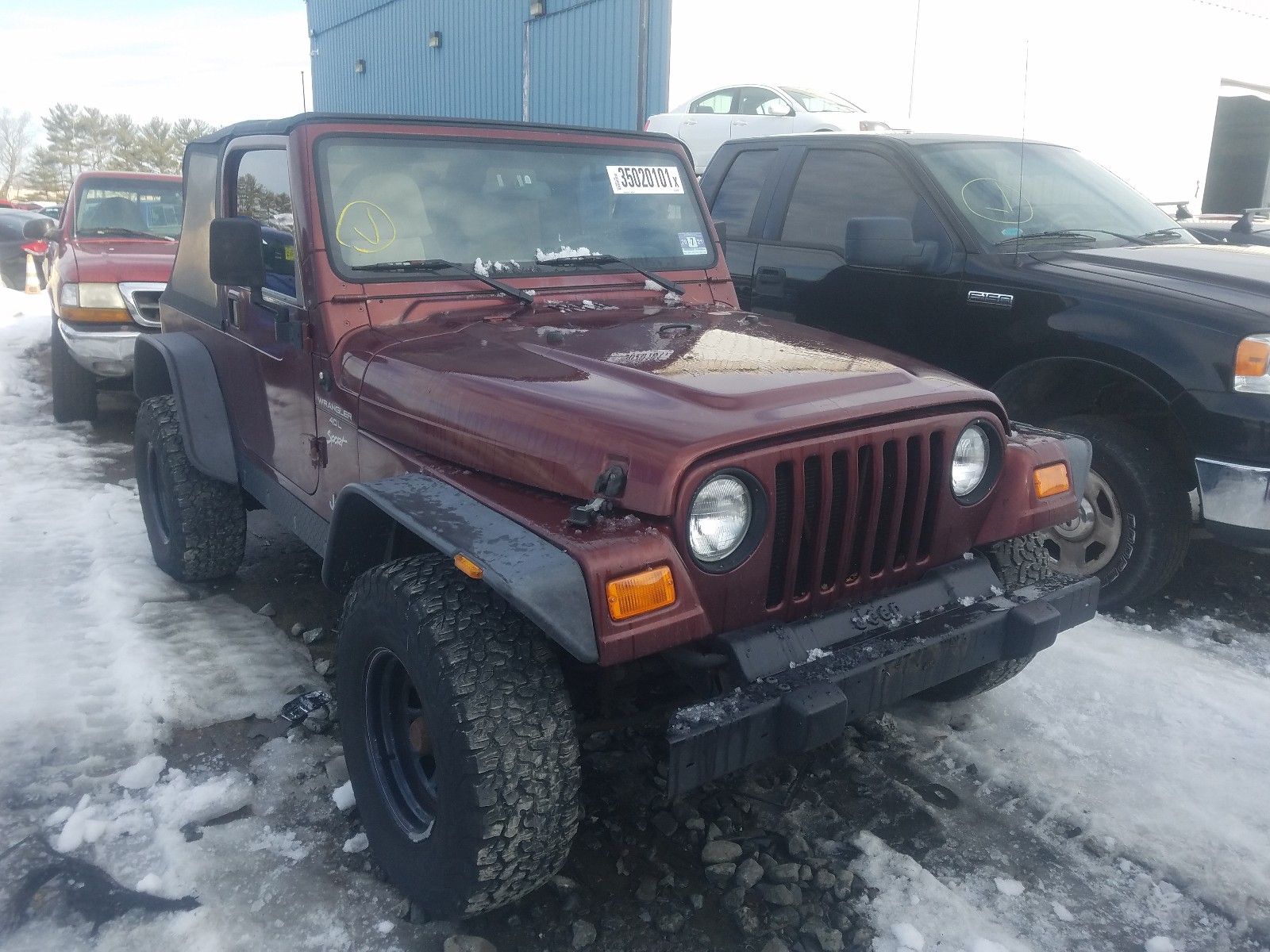 JEEP WRANGLER / 2001 1j4fa49s51p353159