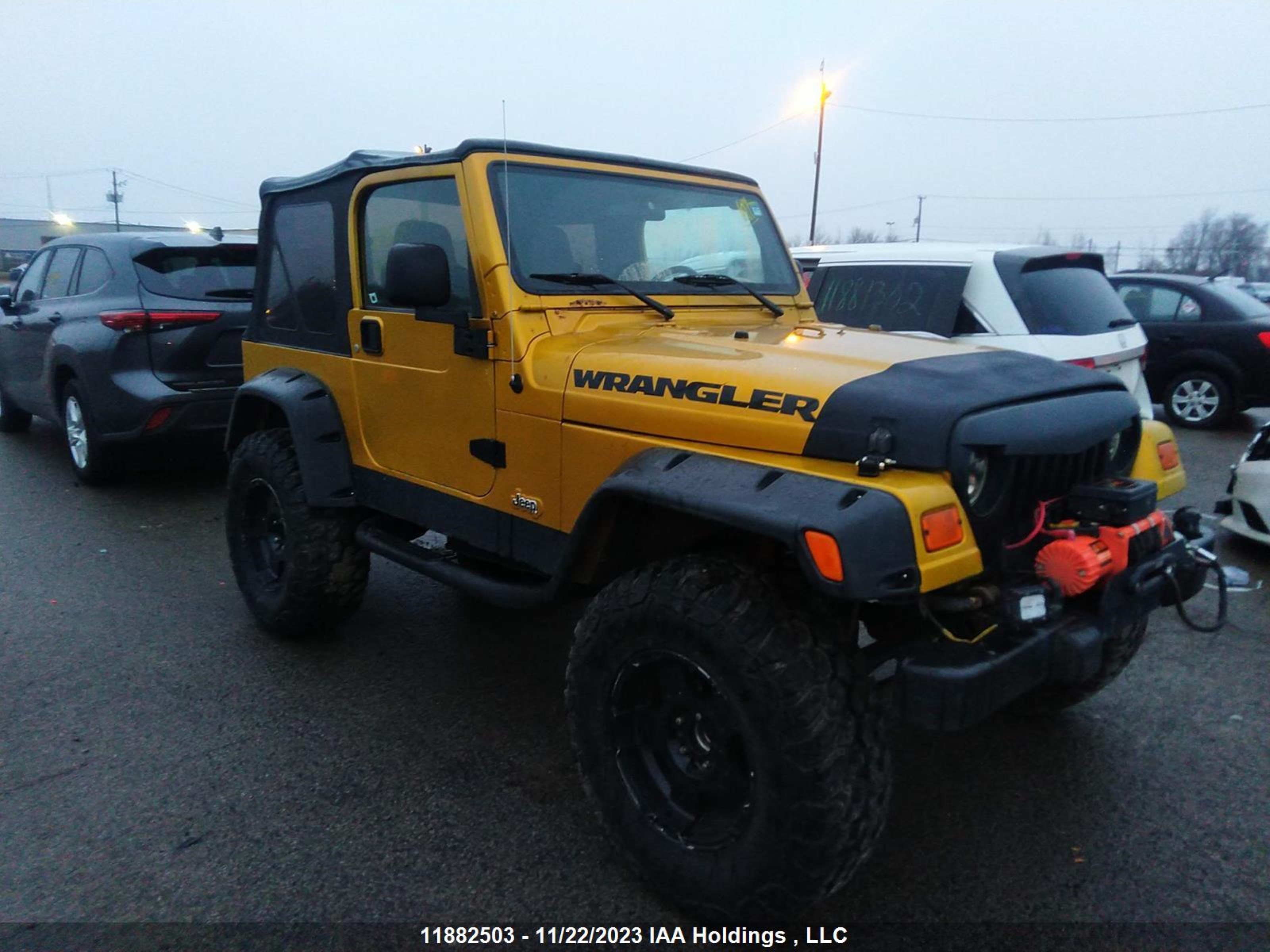 JEEP WRANGLER 2003 1j4fa49s53p308712