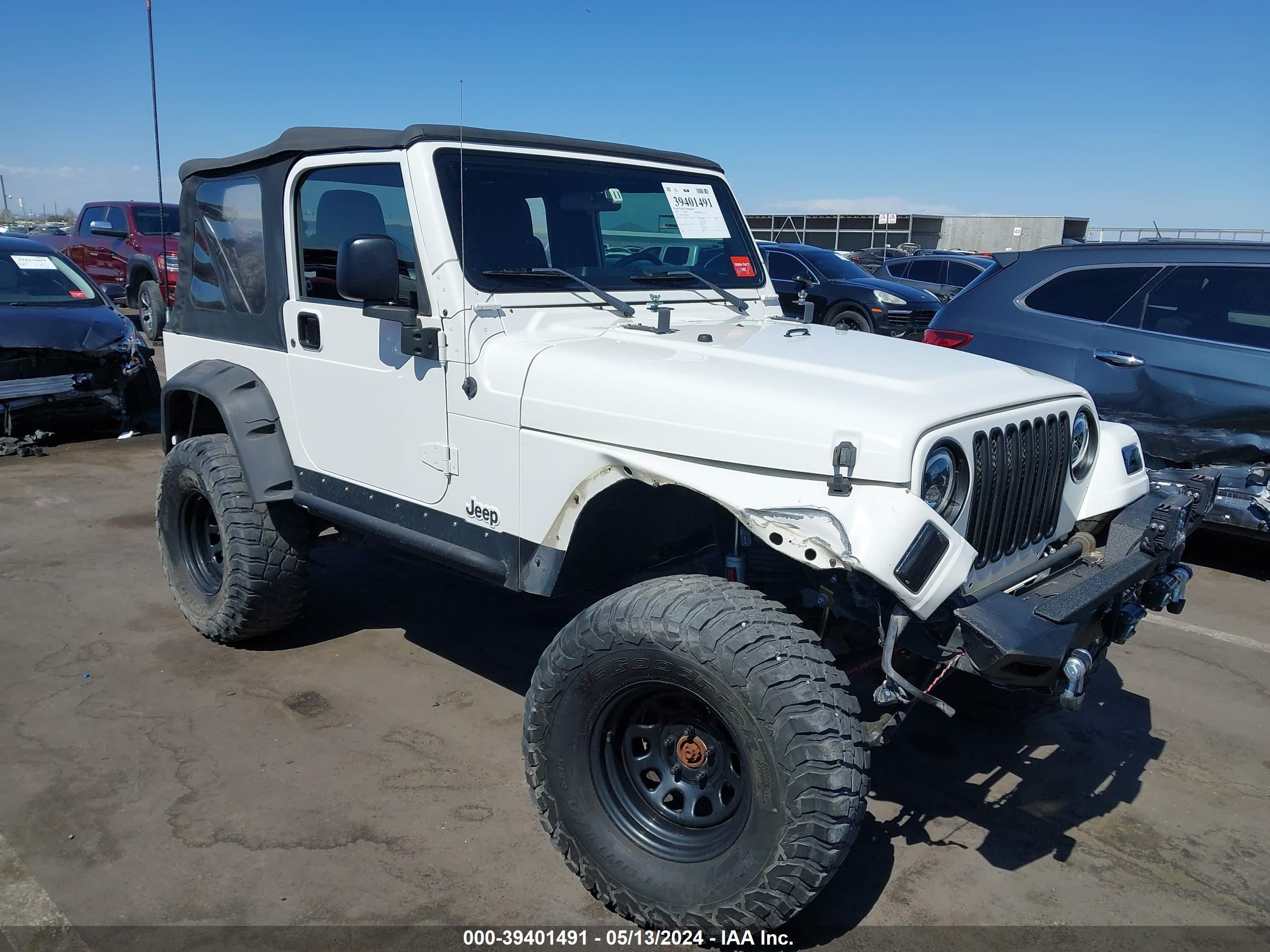 JEEP WRANGLER 2003 1j4fa49s53p336672