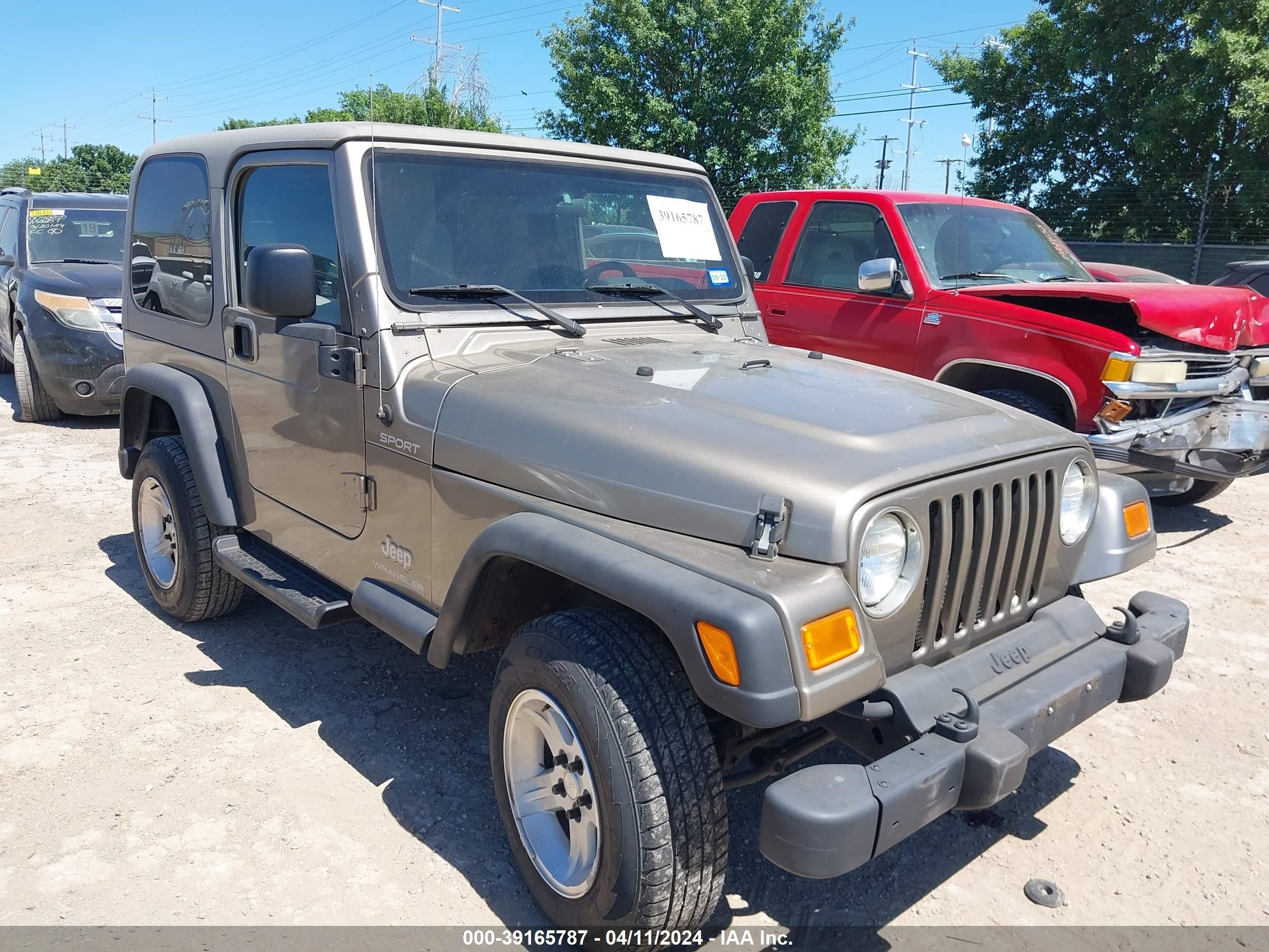 JEEP WRANGLER 2004 1j4fa49s54p700137