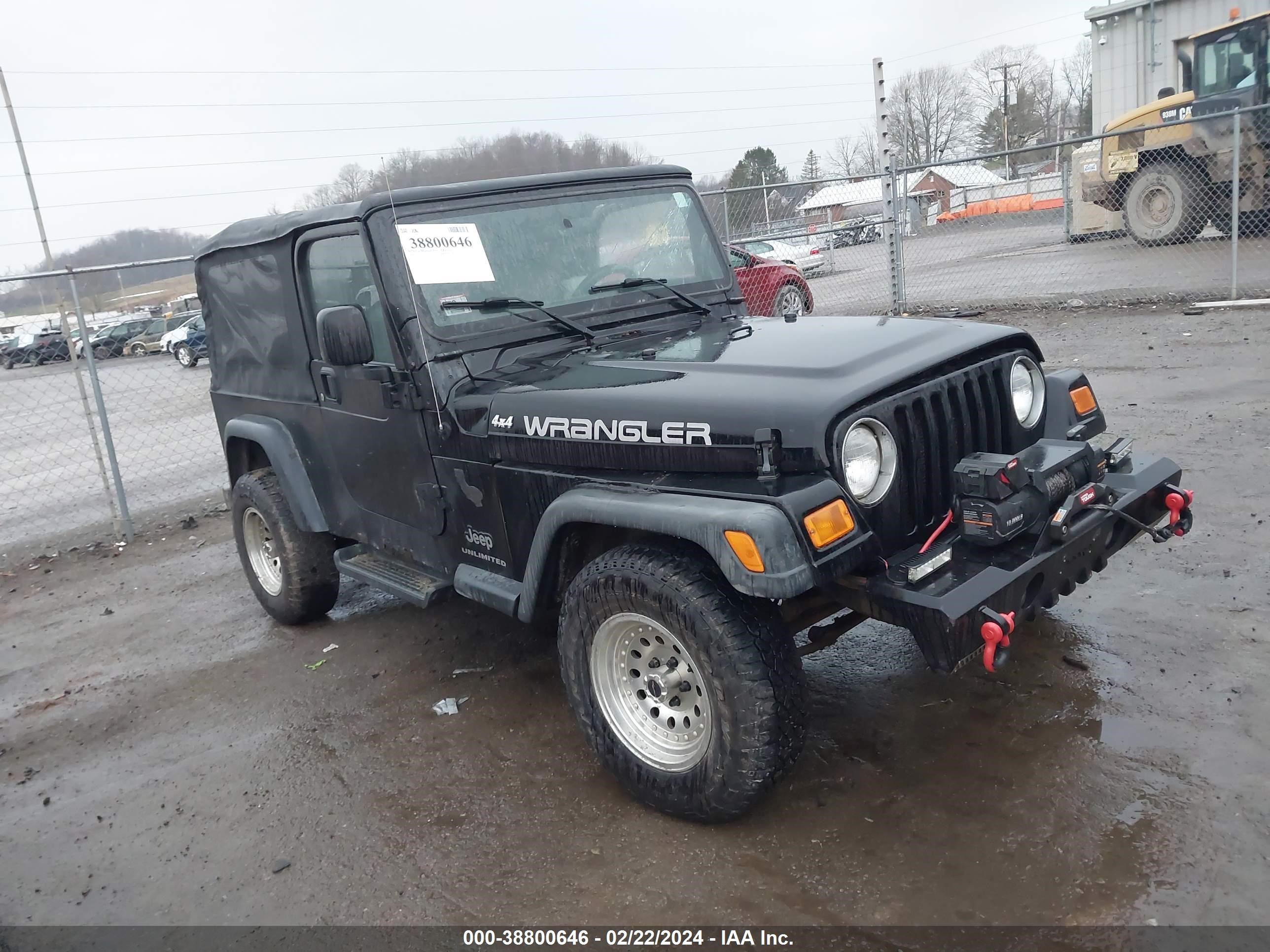 JEEP WRANGLER 2004 1j4fa49s54p763772