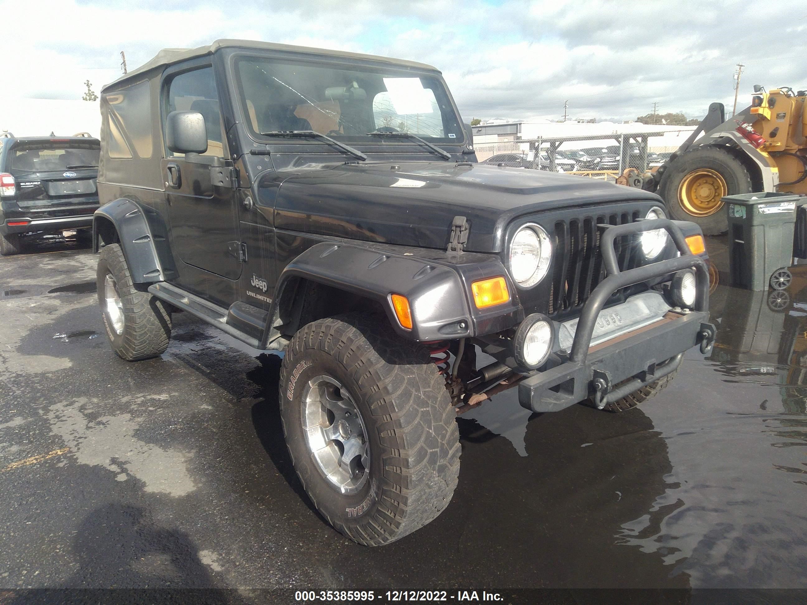 JEEP WRANGLER 2004 1j4fa49s54p803185