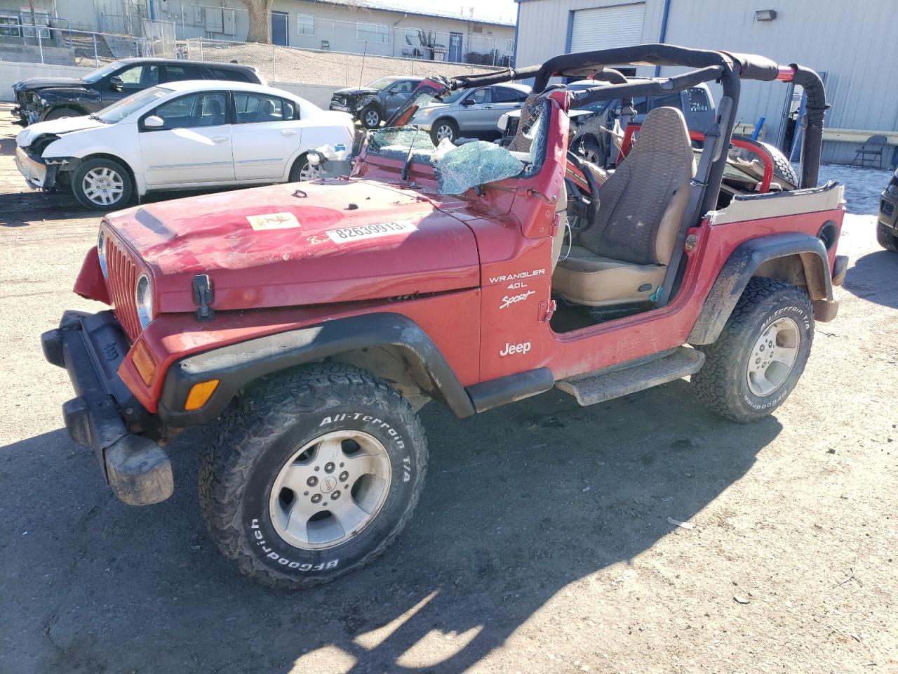 JEEP WRANGLER 2000 1j4fa49s5yp721222