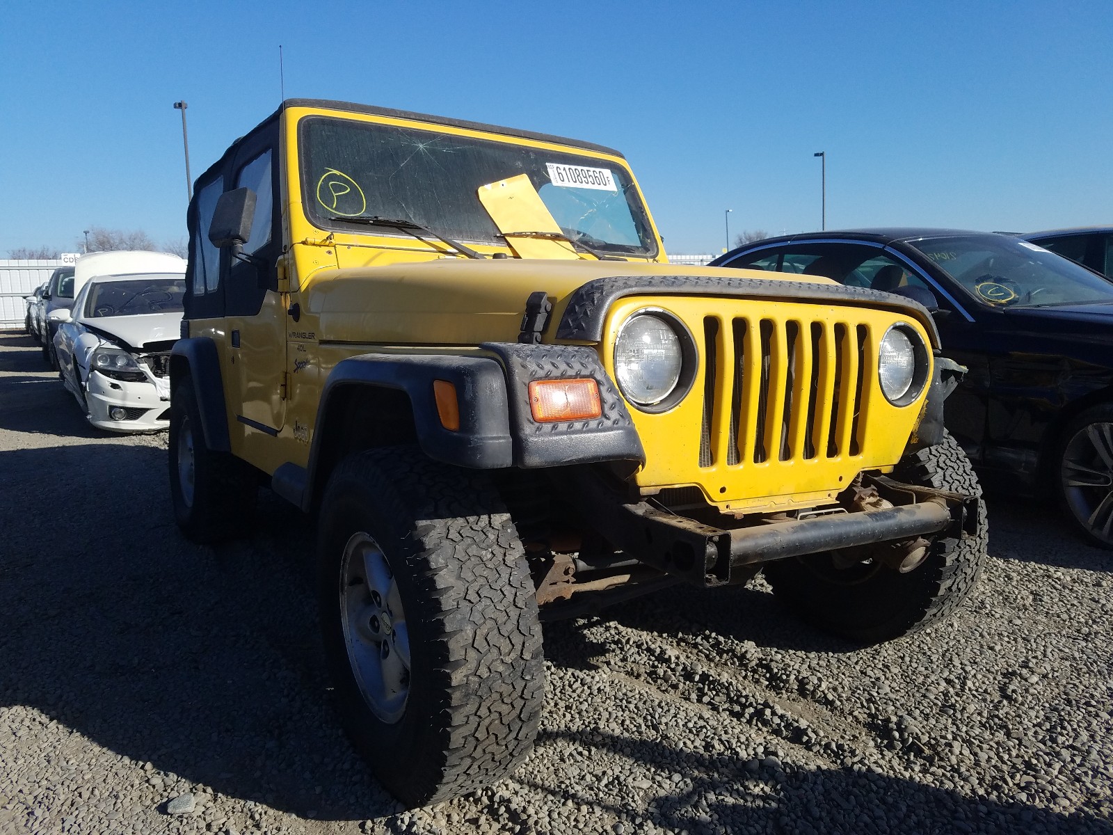 JEEP WRANGLER / 2000 1j4fa49s5yp724914