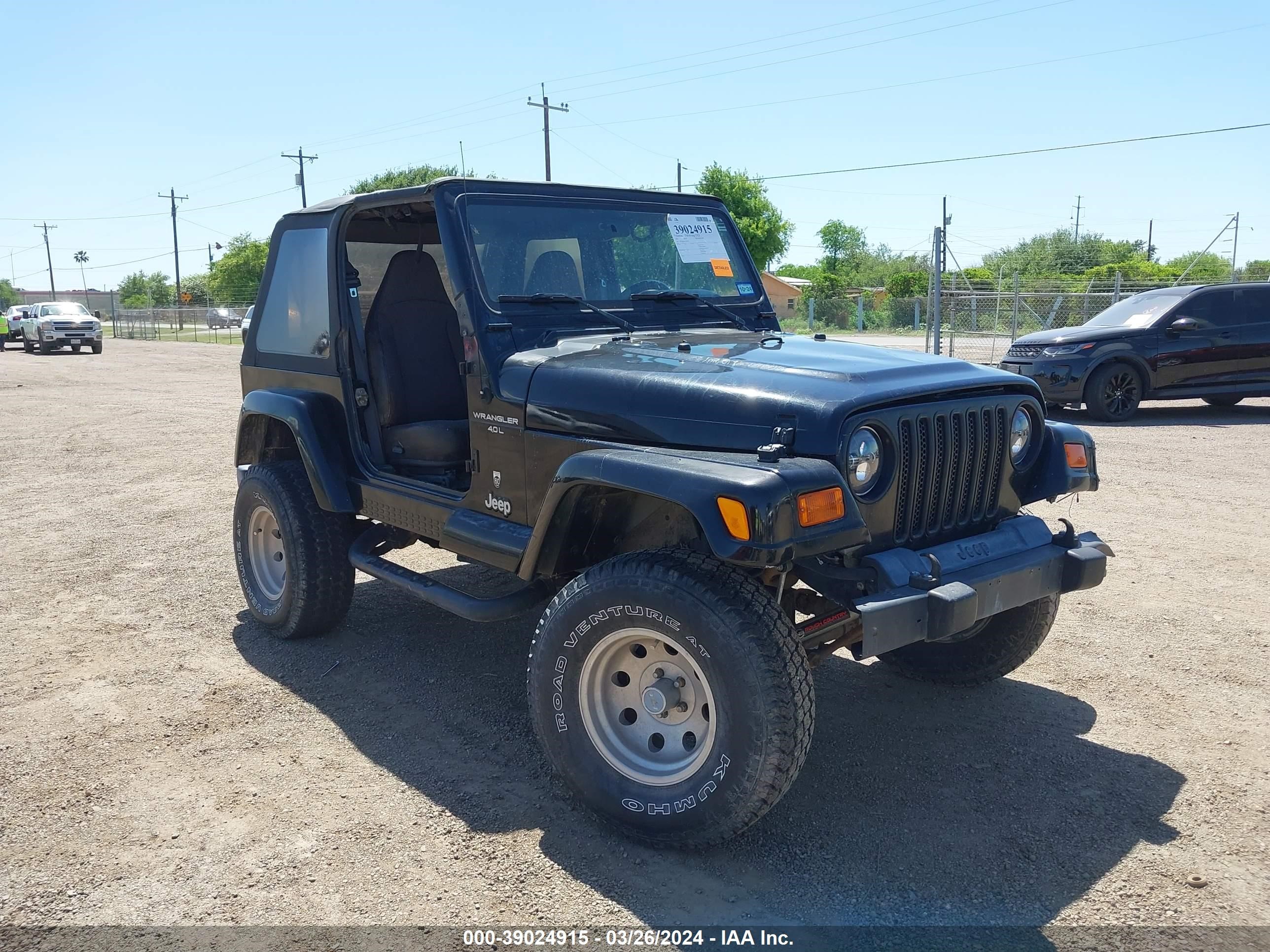 JEEP WRANGLER 2001 1j4fa49s61p344678