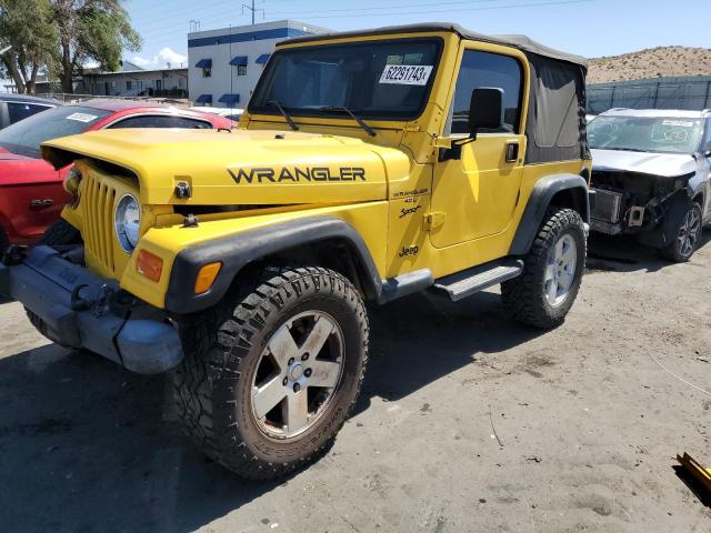 JEEP WRANGLER 2001 1j4fa49s71p304951