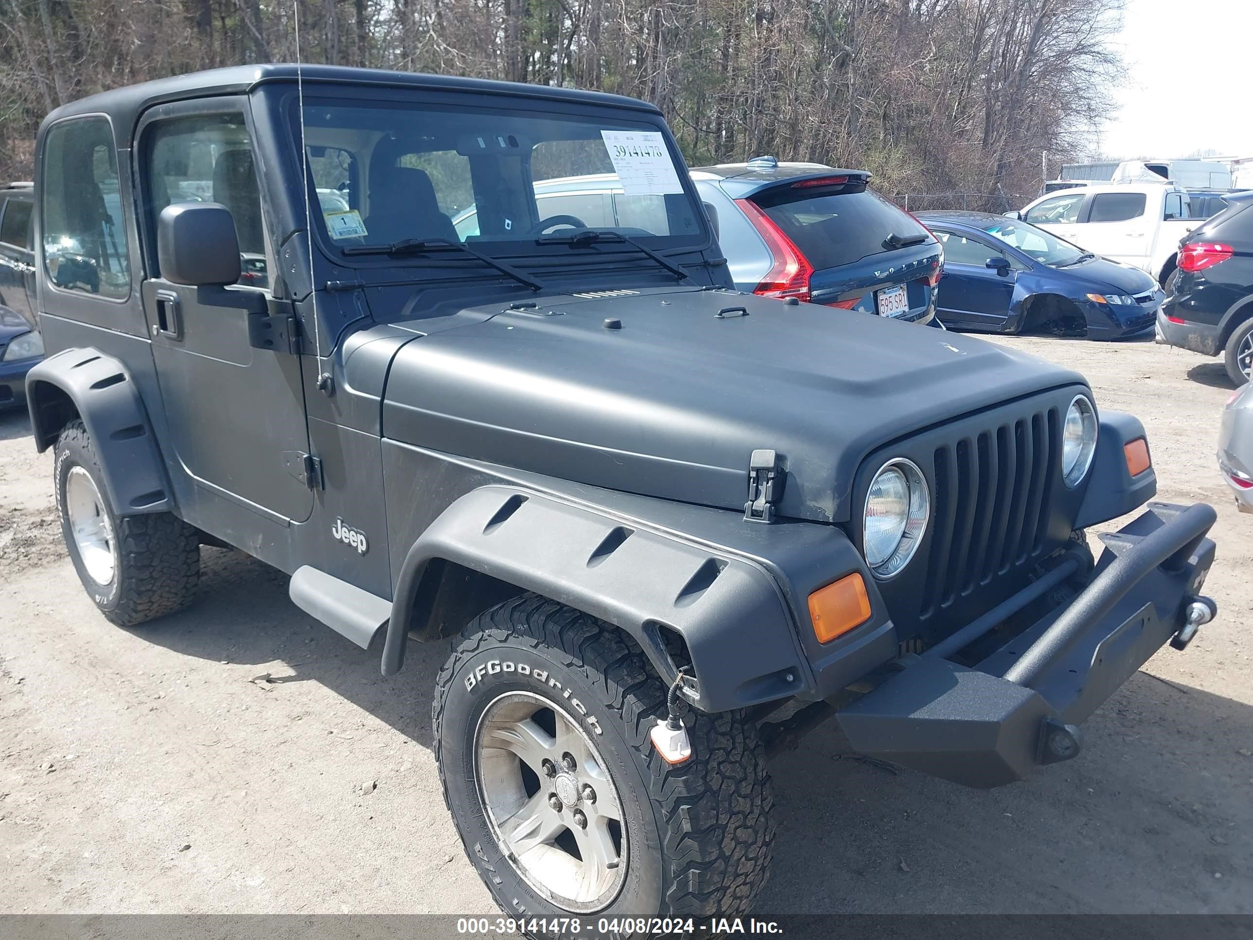 JEEP WRANGLER 2004 1j4fa49s74p733981