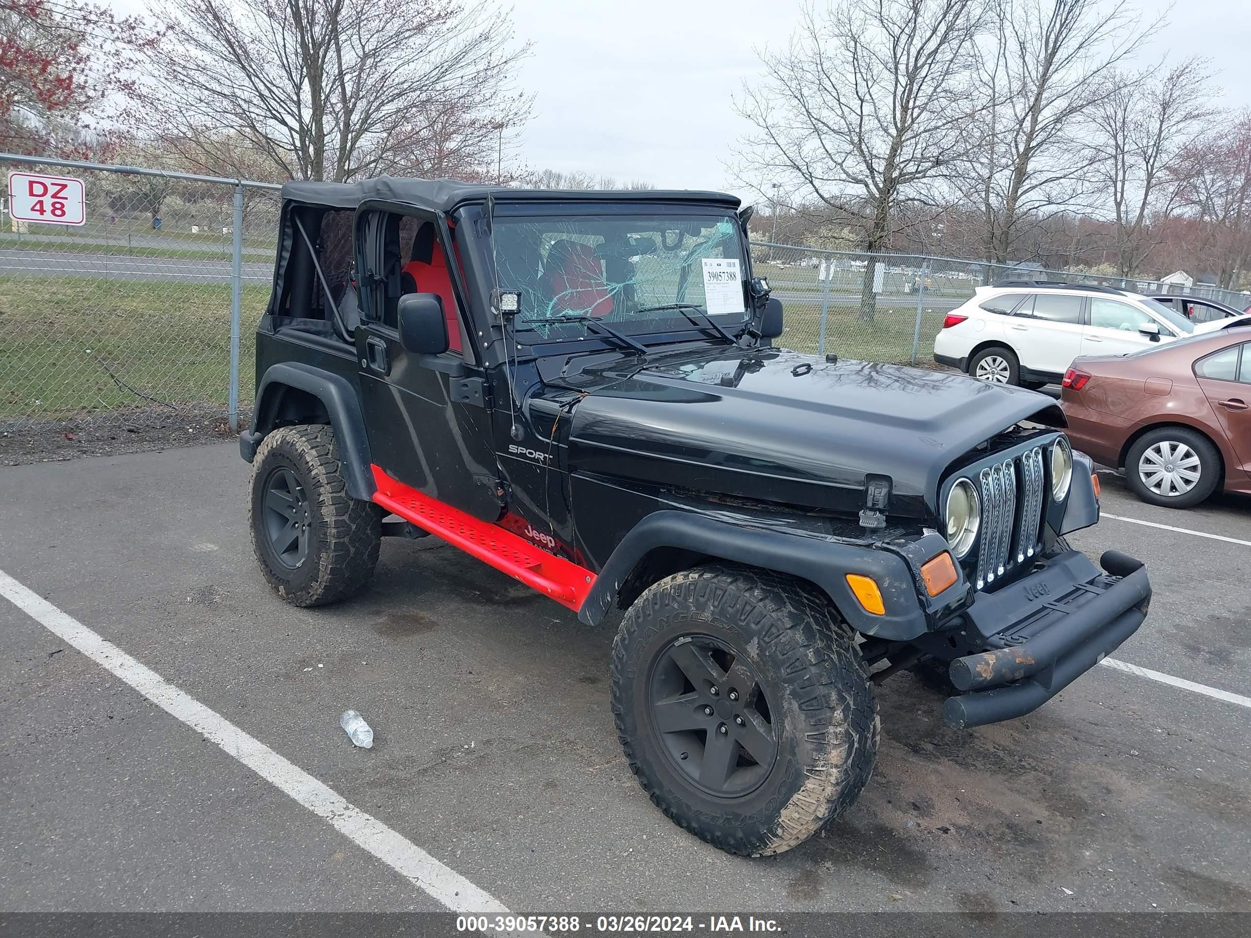 JEEP WRANGLER 2004 1j4fa49s74p757603