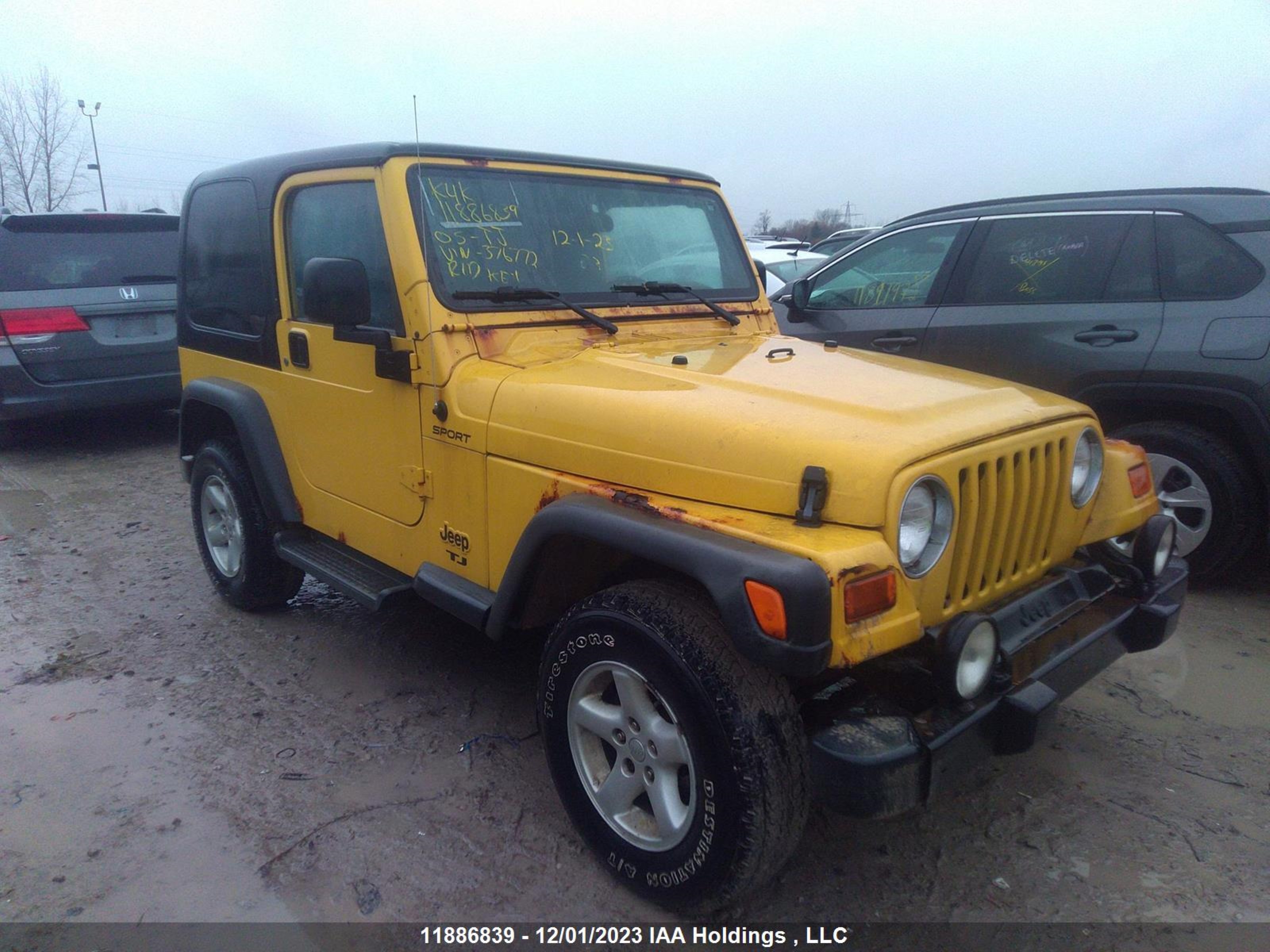 JEEP WRANGLER 2005 1j4fa49s75p376772