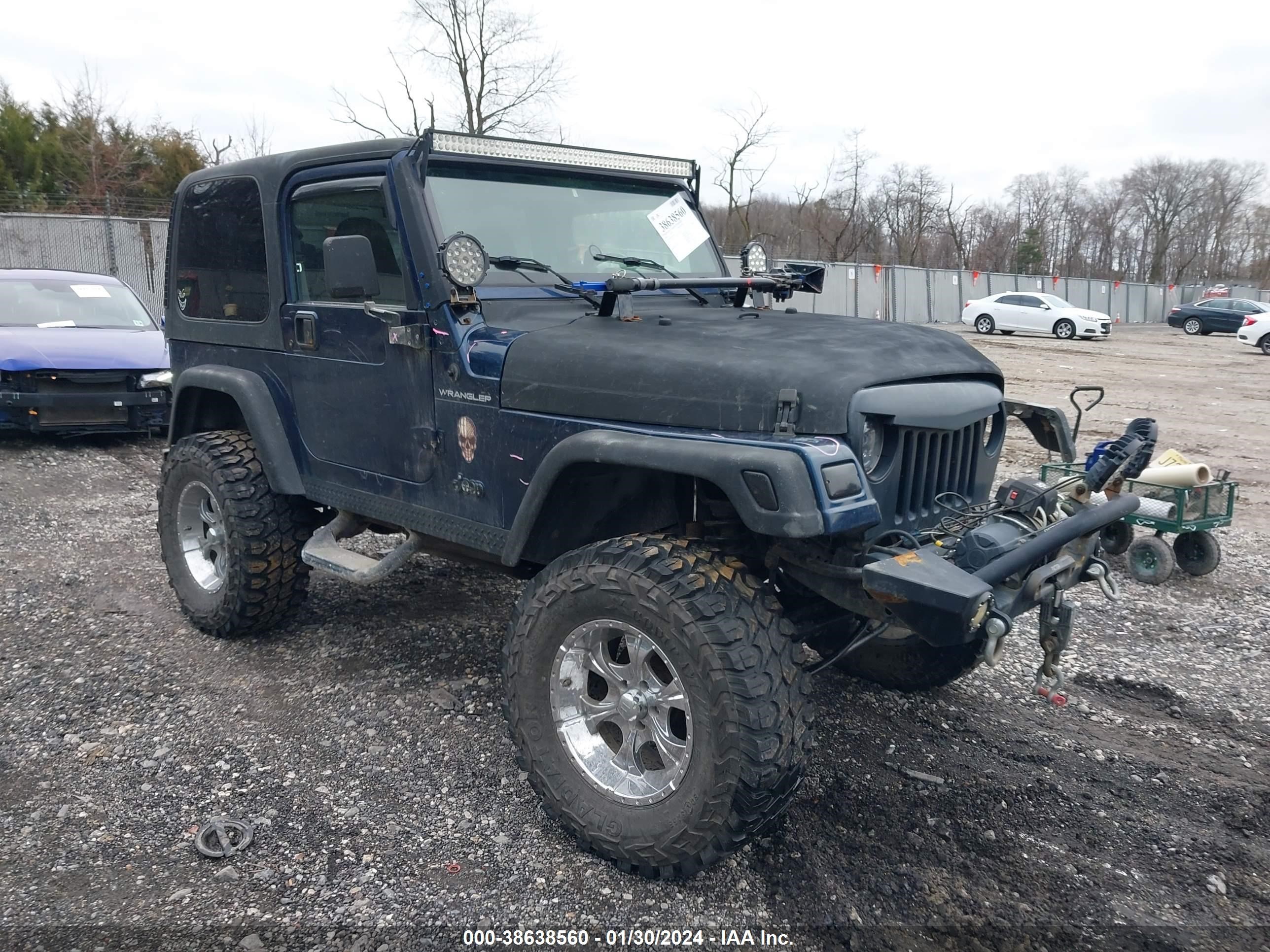 JEEP WRANGLER 2000 1j4fa49s7yp712912