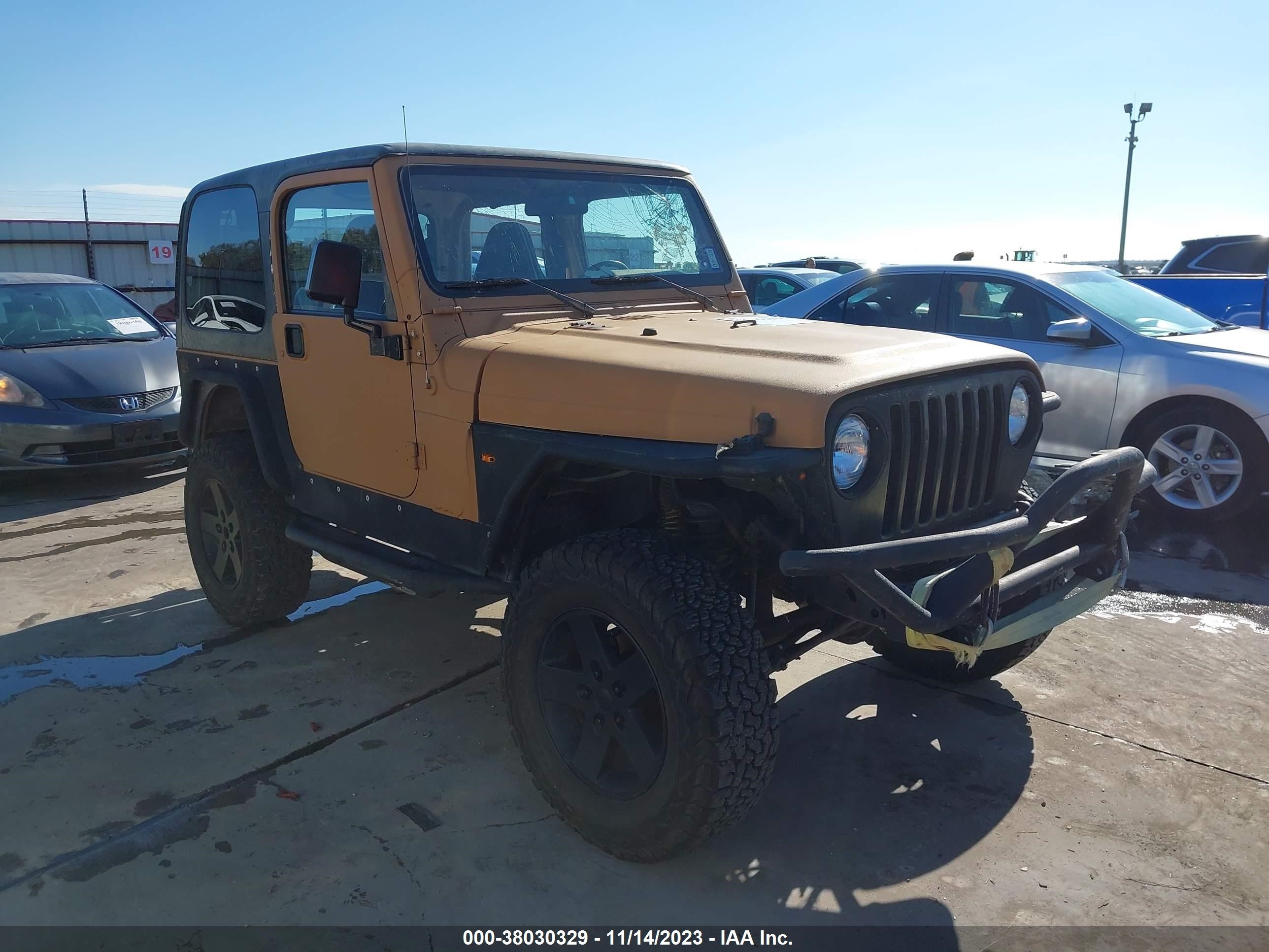 JEEP WRANGLER 2001 1j4fa49s81p322102