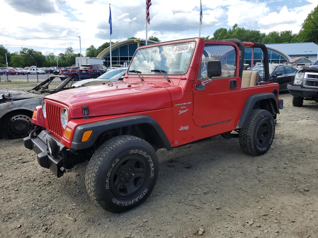 JEEP WRANGLER 2001 1j4fa49s81p356752