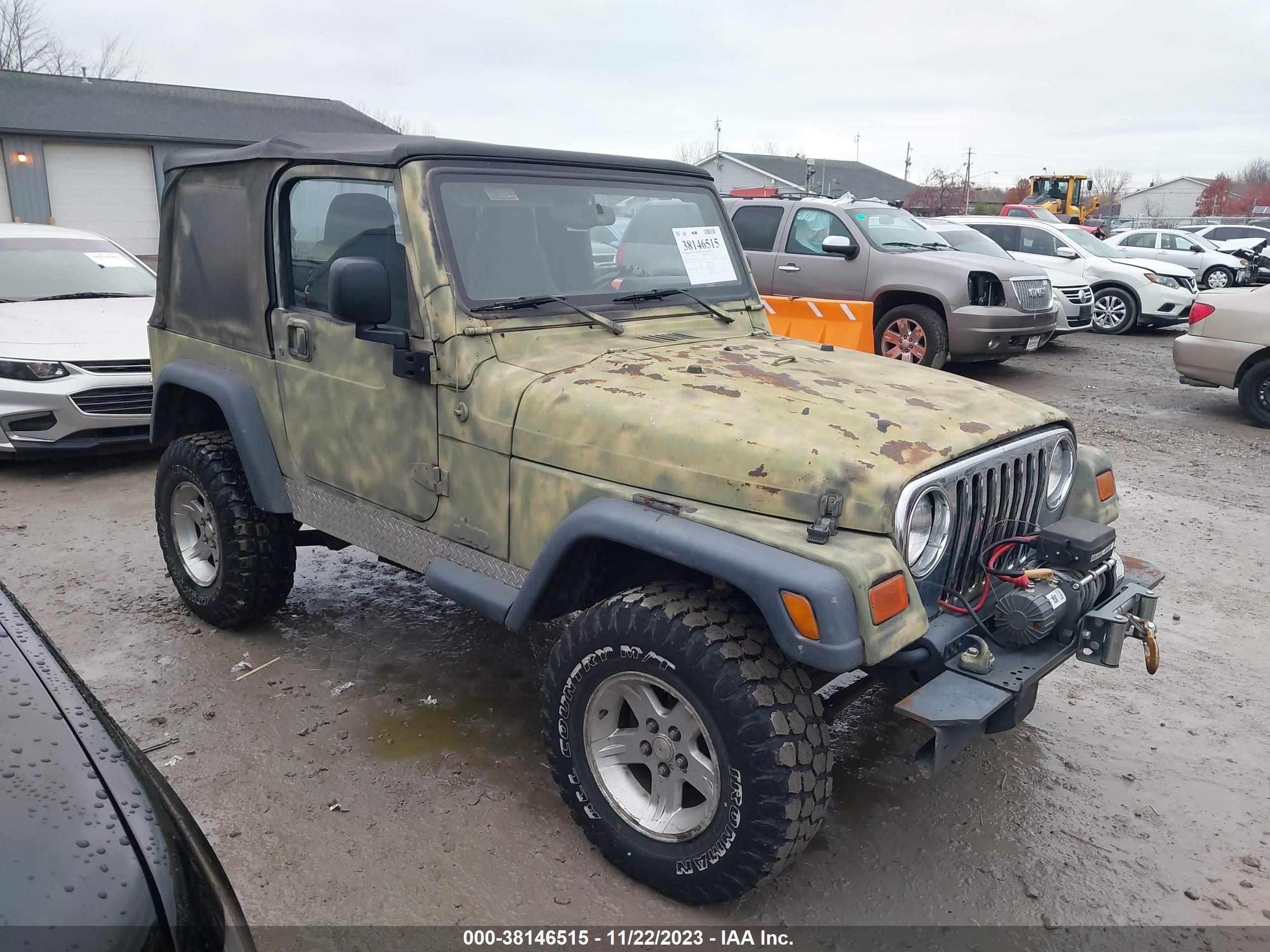 JEEP WRANGLER 2005 1j4fa49s85p315110