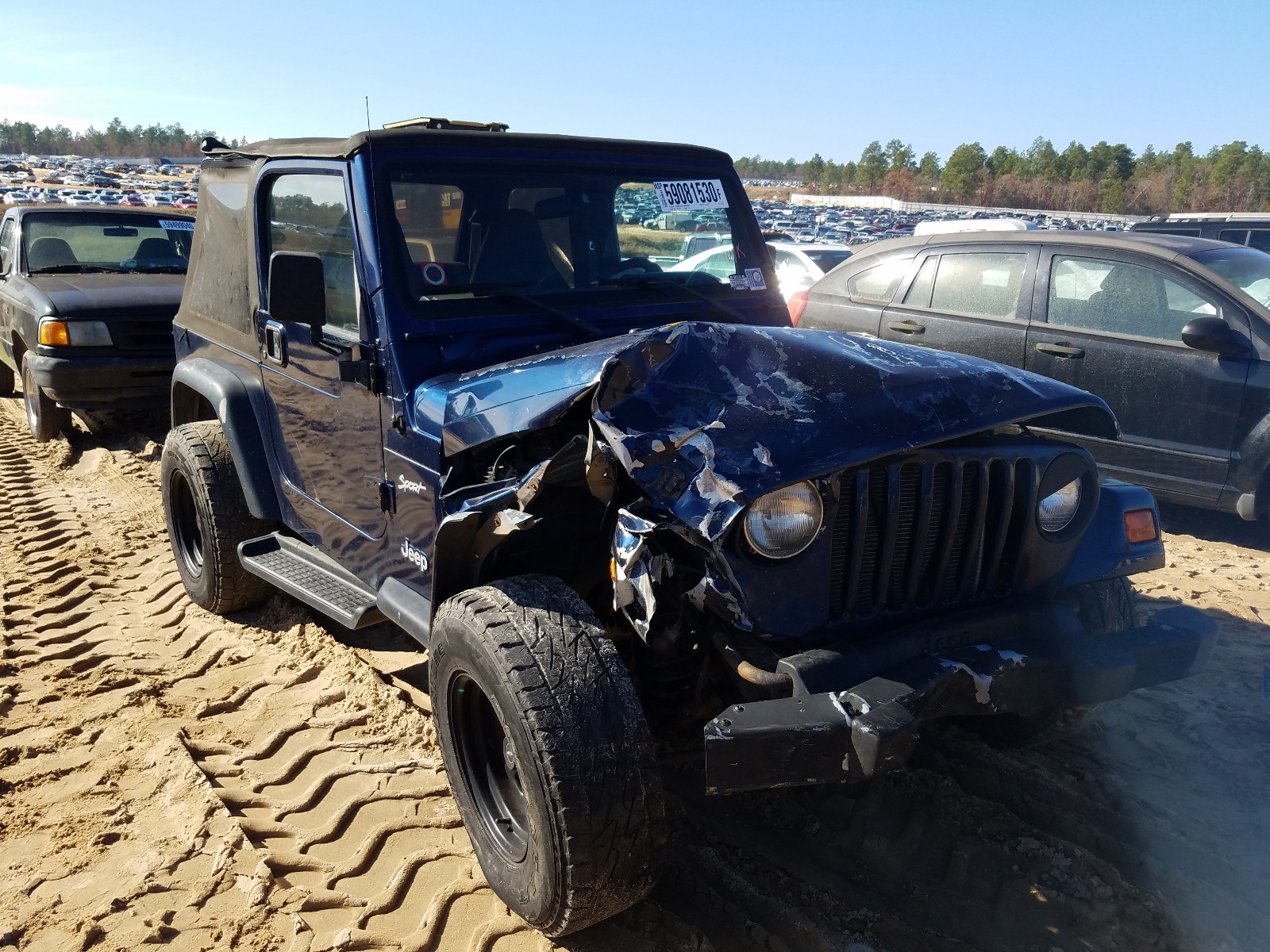 JEEP WRANGLER / 2001 1j4fa49s91p315336