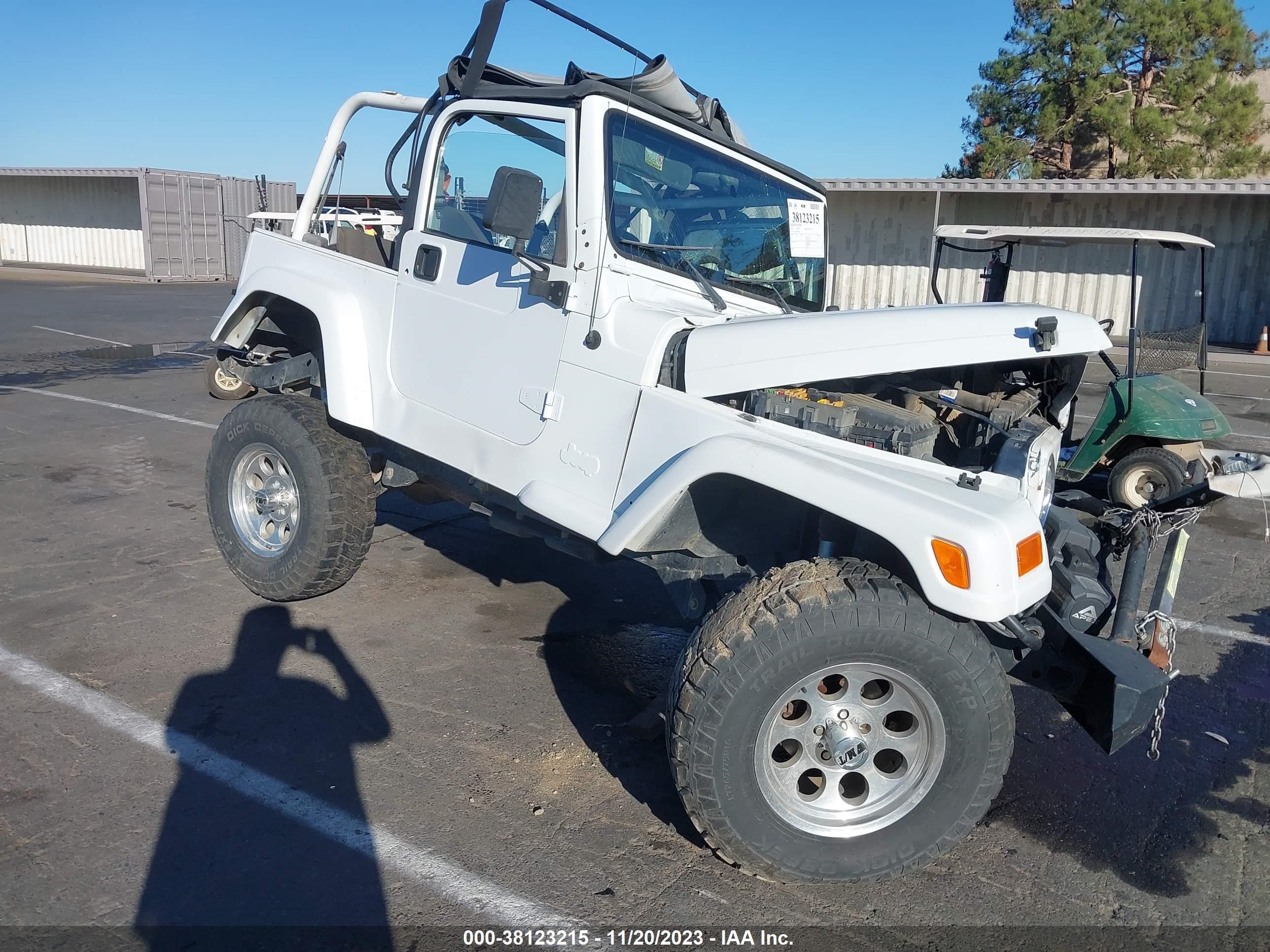 JEEP WRANGLER 2001 1j4fa49s91p320536