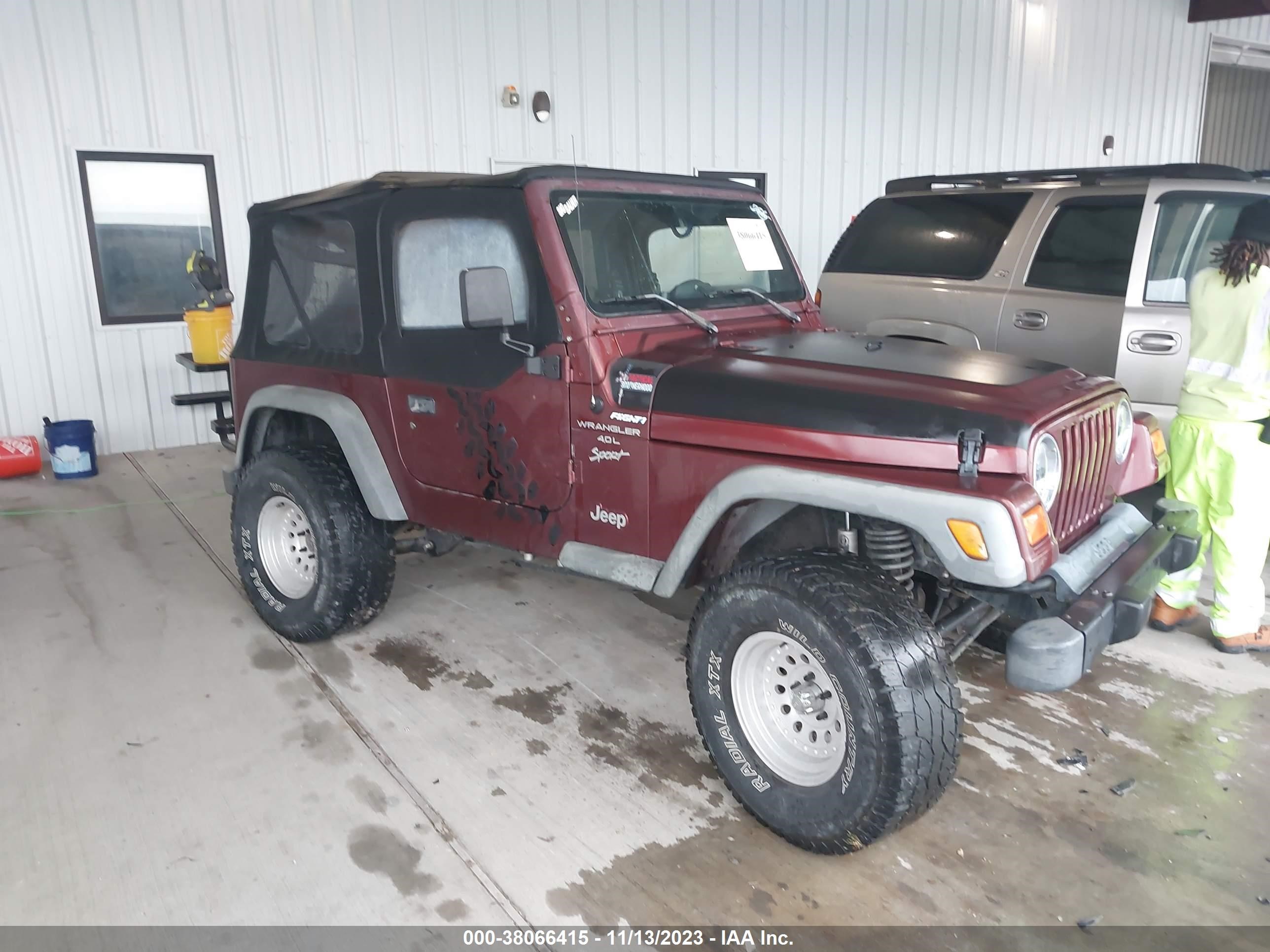 JEEP WRANGLER 2001 1j4fa49s91p331214