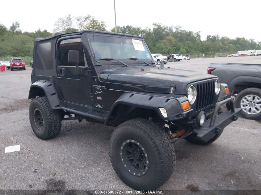 JEEP WRANGLER 2001 1j4fa49s91p371700