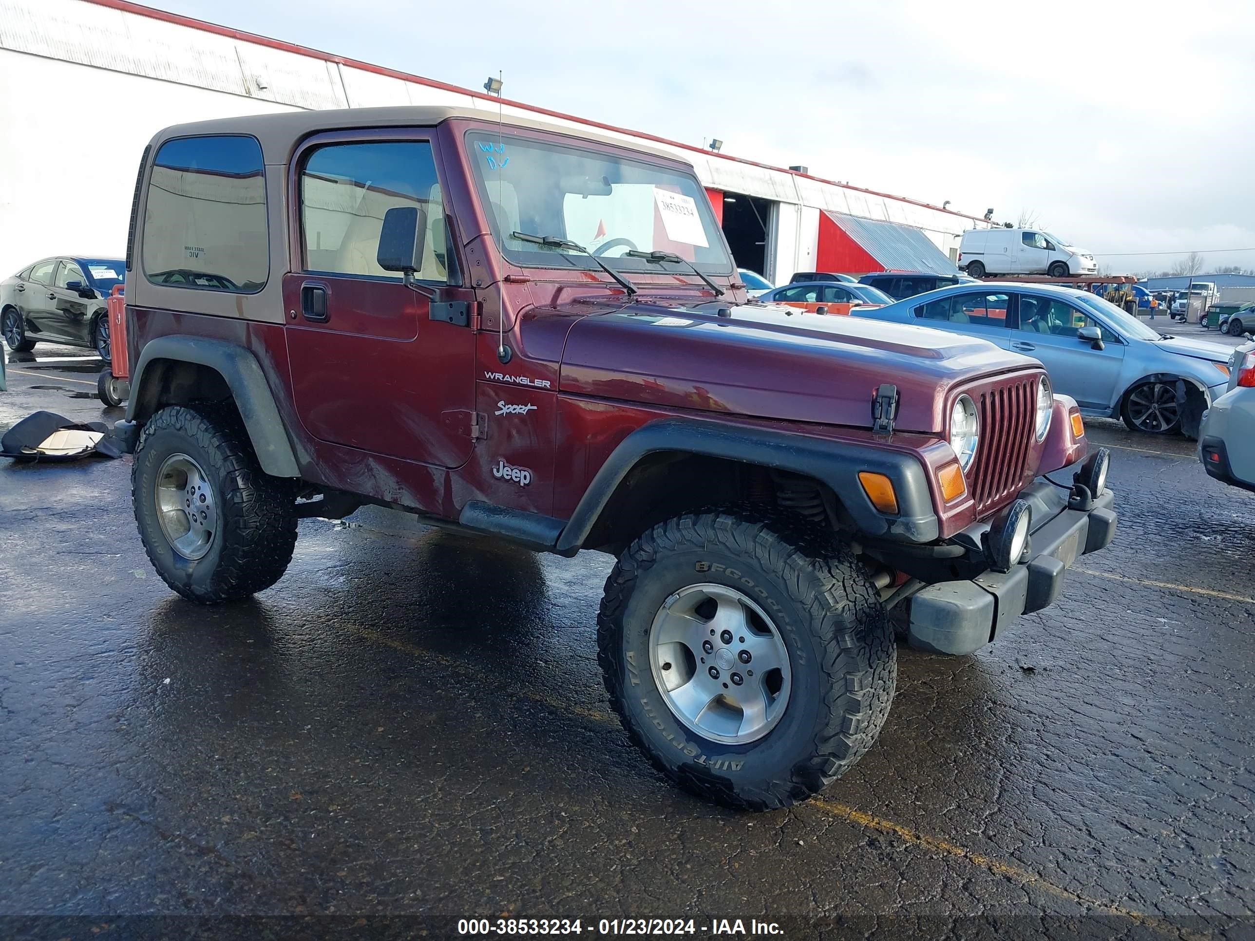 JEEP WRANGLER 2002 1j4fa49s92p764324