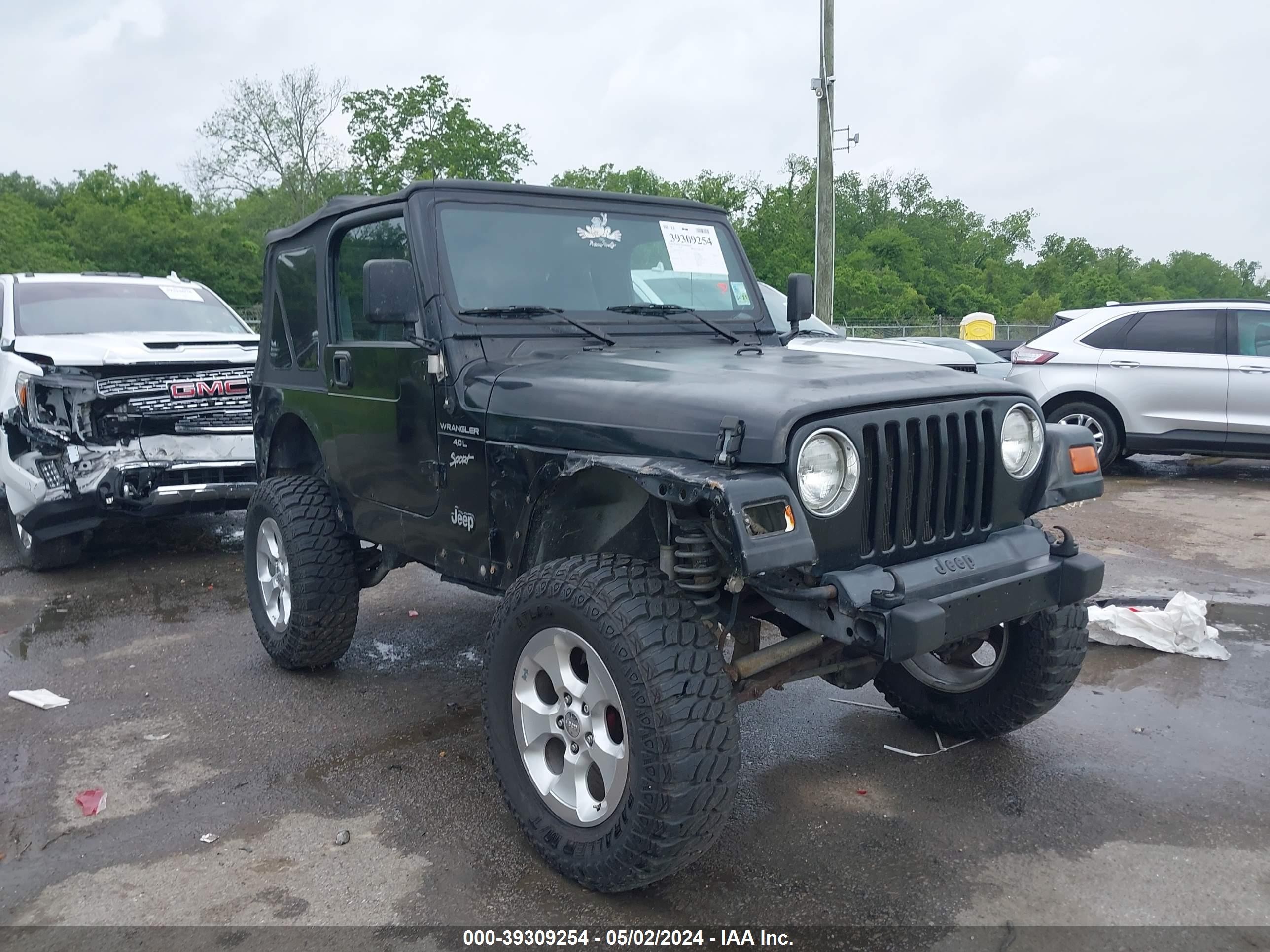 JEEP WRANGLER 2000 1j4fa49s9yp707288