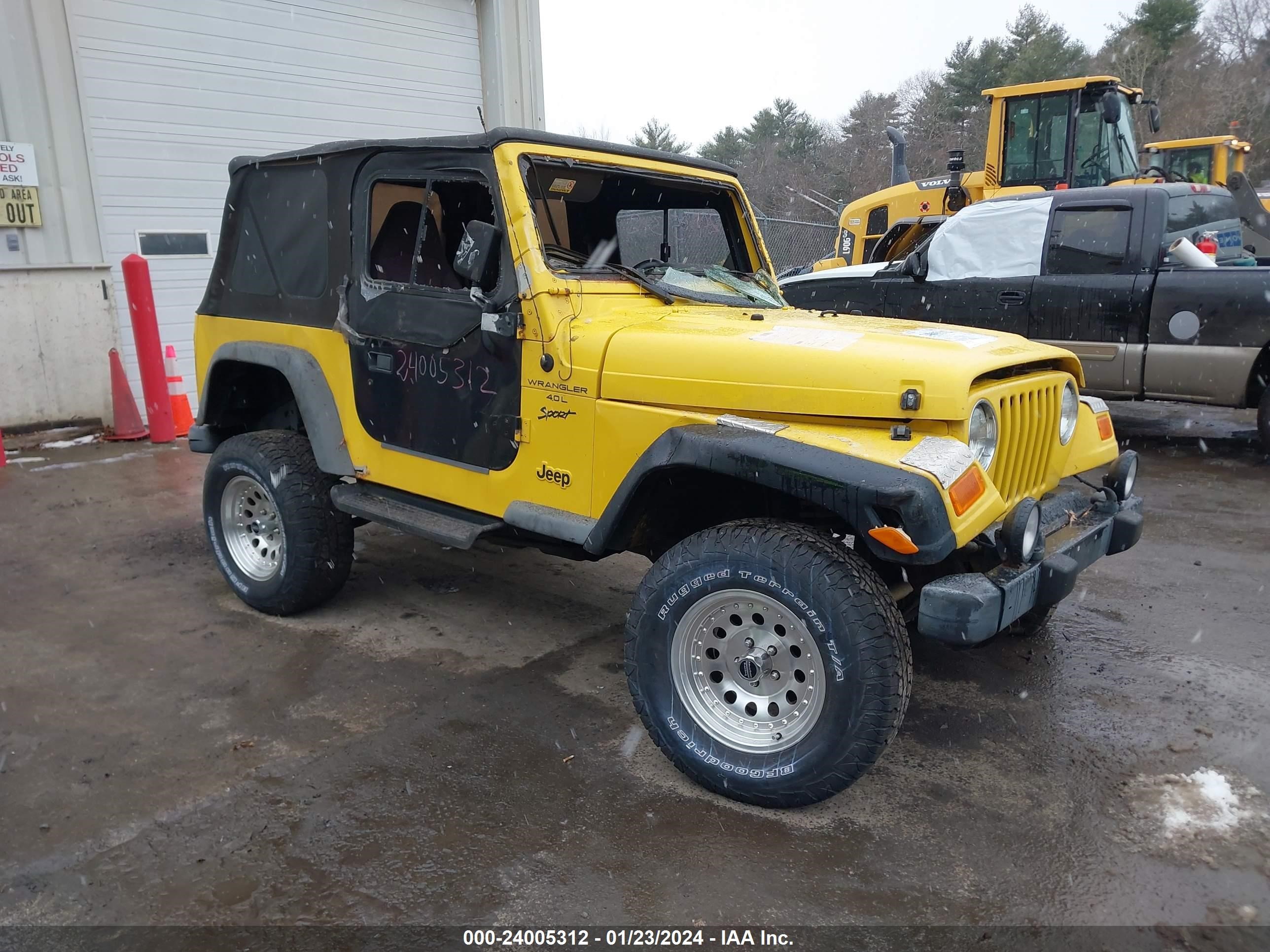 JEEP WRANGLER 2000 1j4fa49s9yp736984