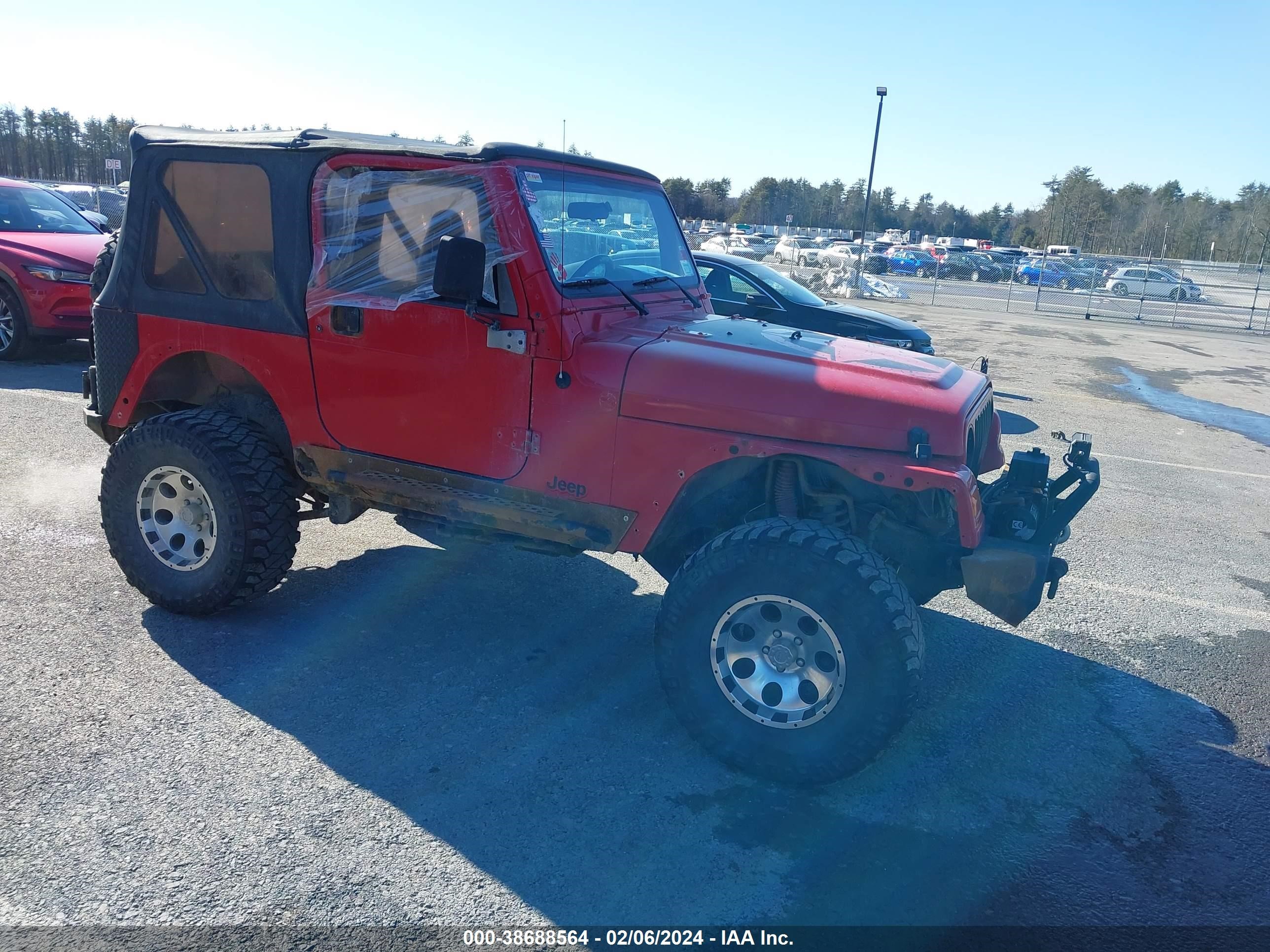 JEEP WRANGLER 2001 1j4fa49sx1p341234