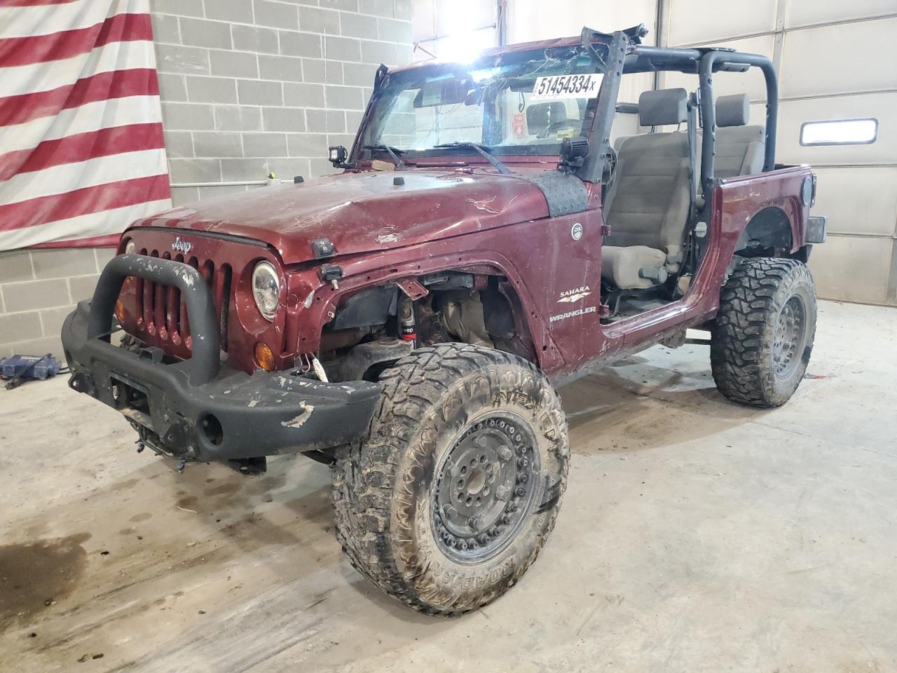 JEEP WRANGLER 2008 1j4fa54138l567069