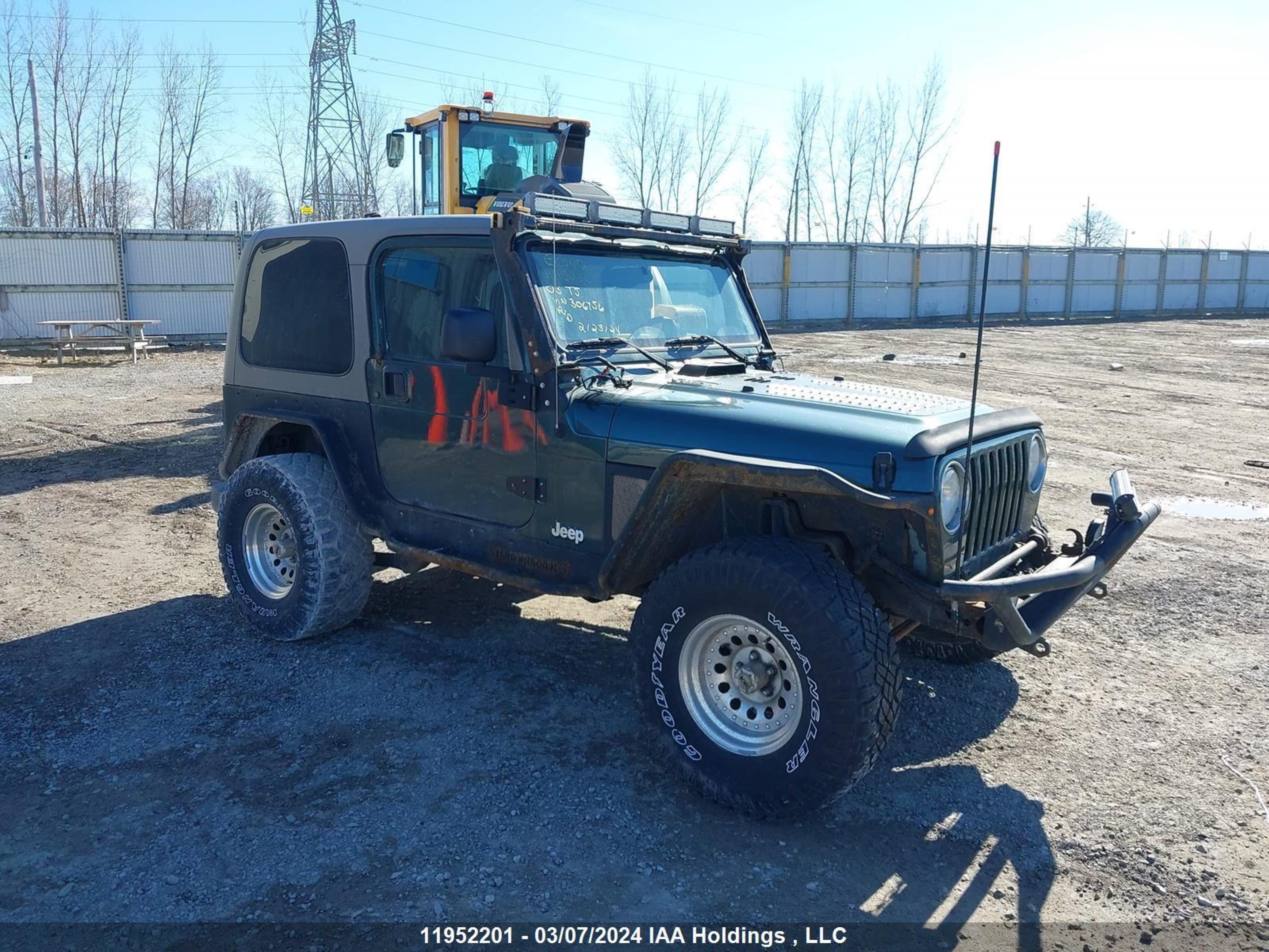 JEEP WRANGLER 2003 1j4fa59s73p306756