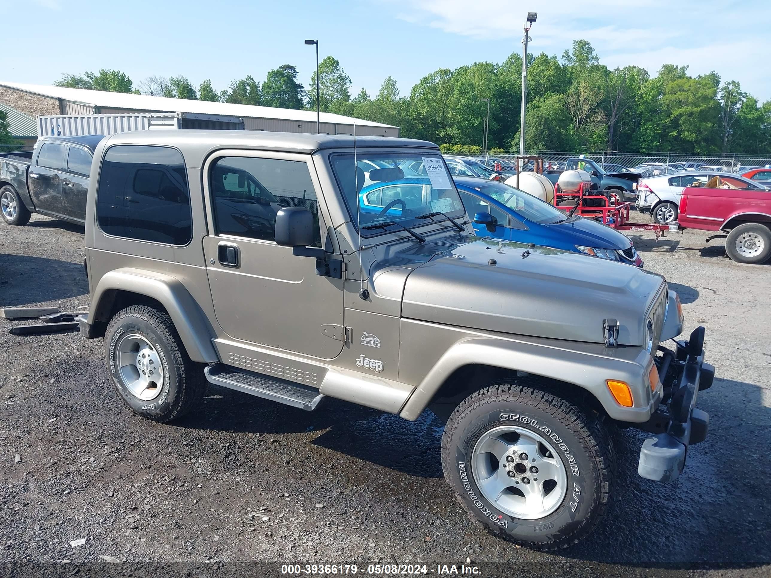 JEEP WRANGLER 2003 1j4fa59s73p360431