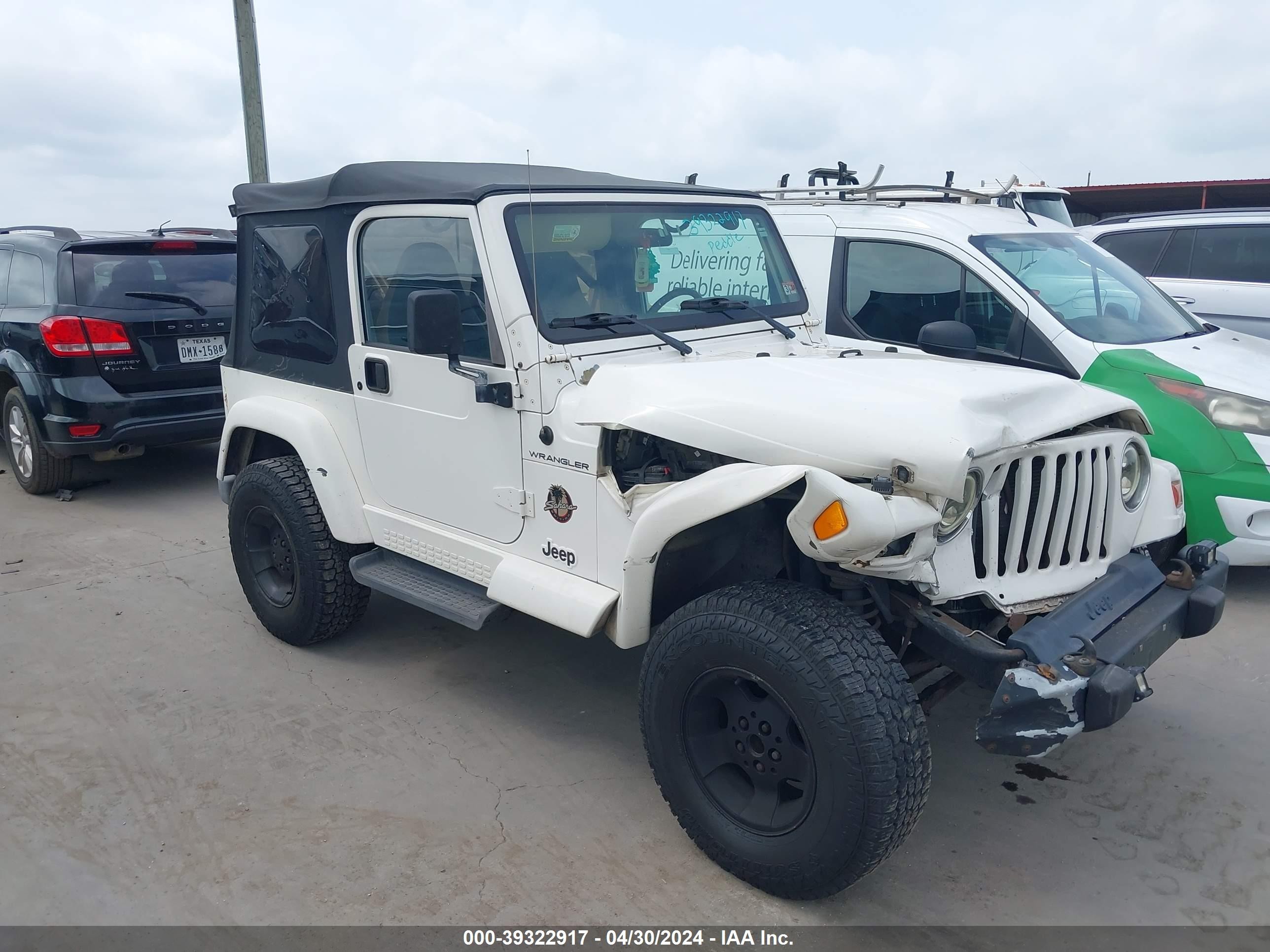 JEEP WRANGLER 2002 1j4fa59s82p742143