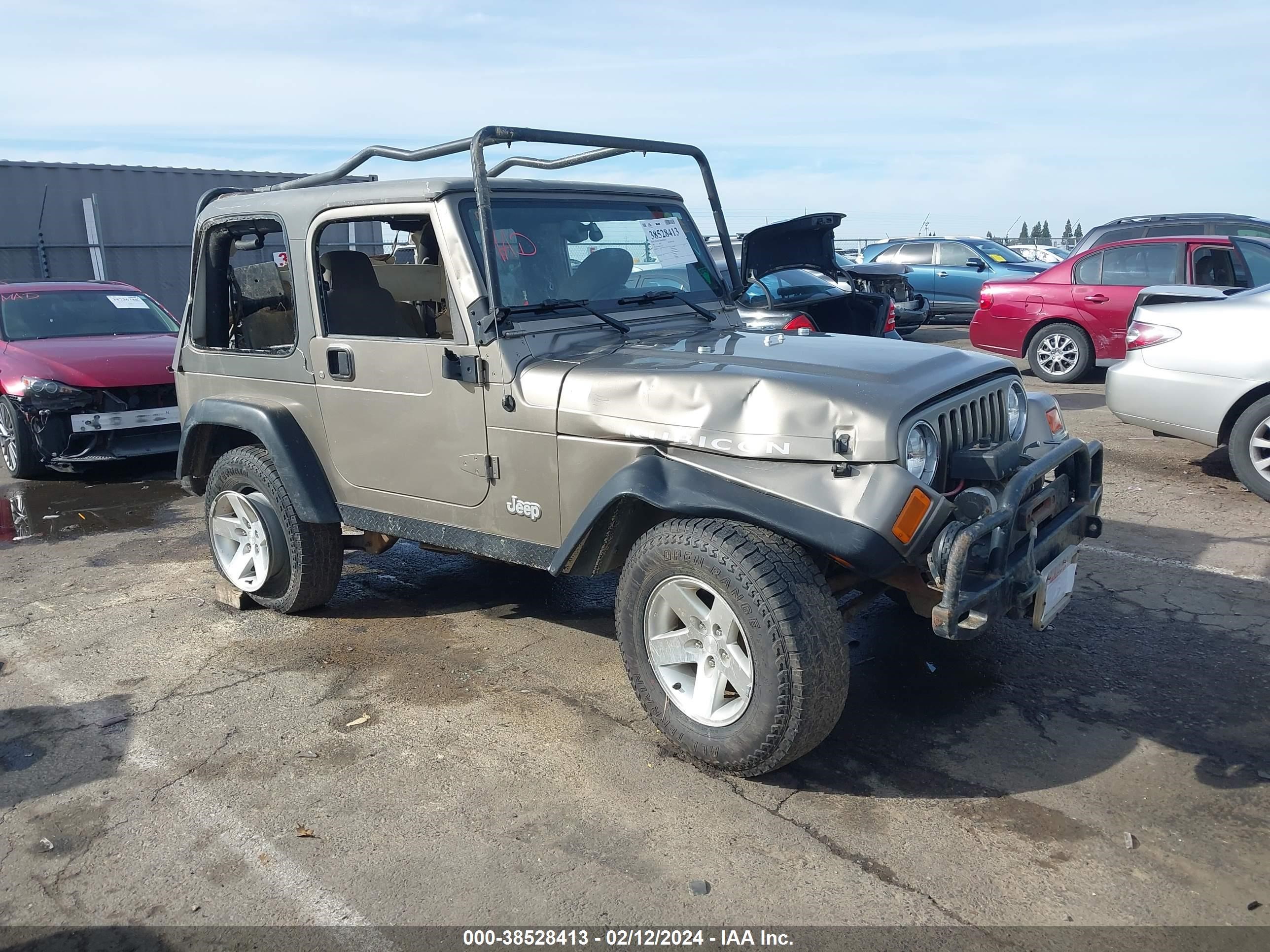 JEEP WRANGLER 2003 1j4fa69s03p332525