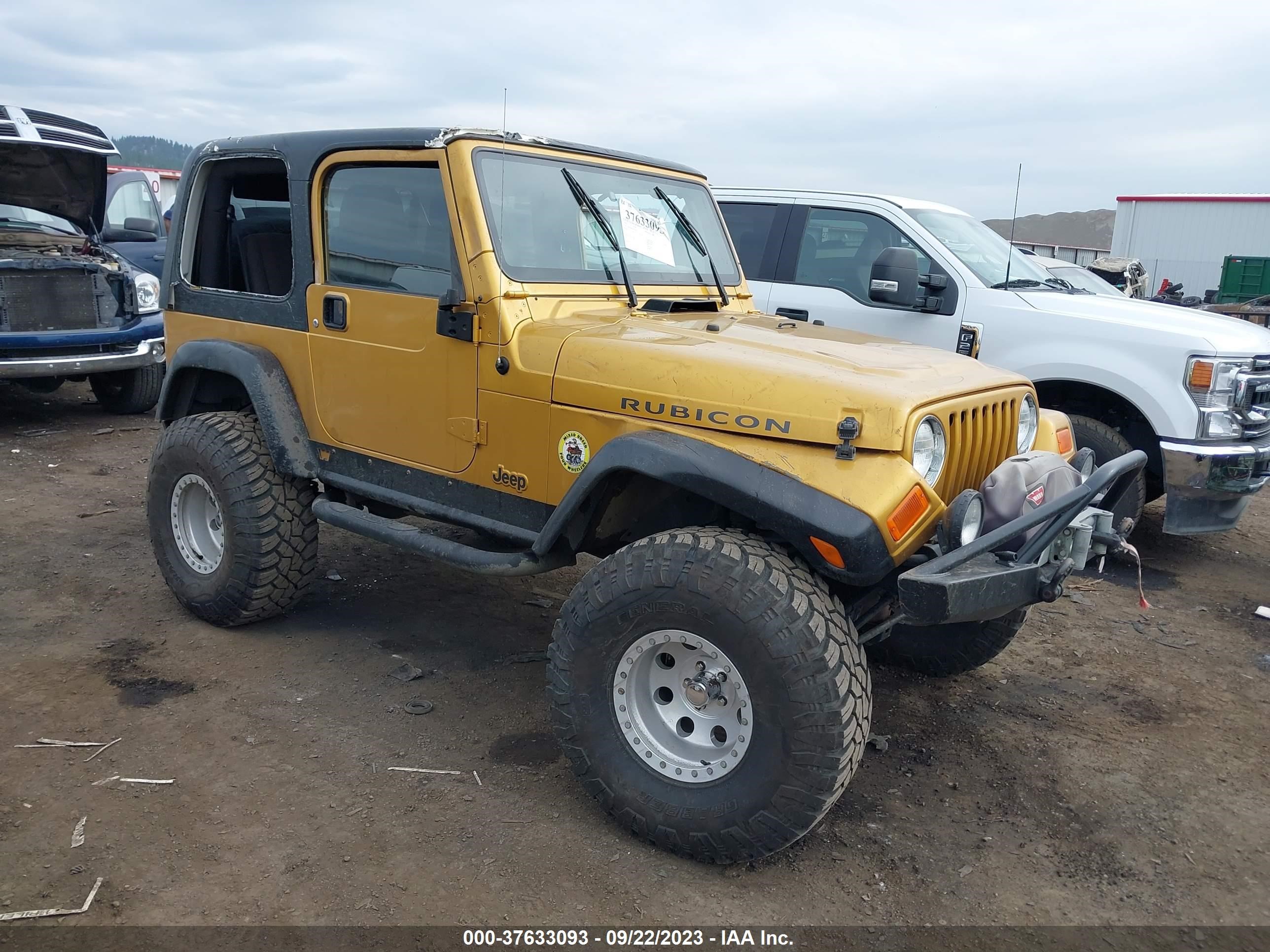 JEEP WRANGLER 2003 1j4fa69s13p327821