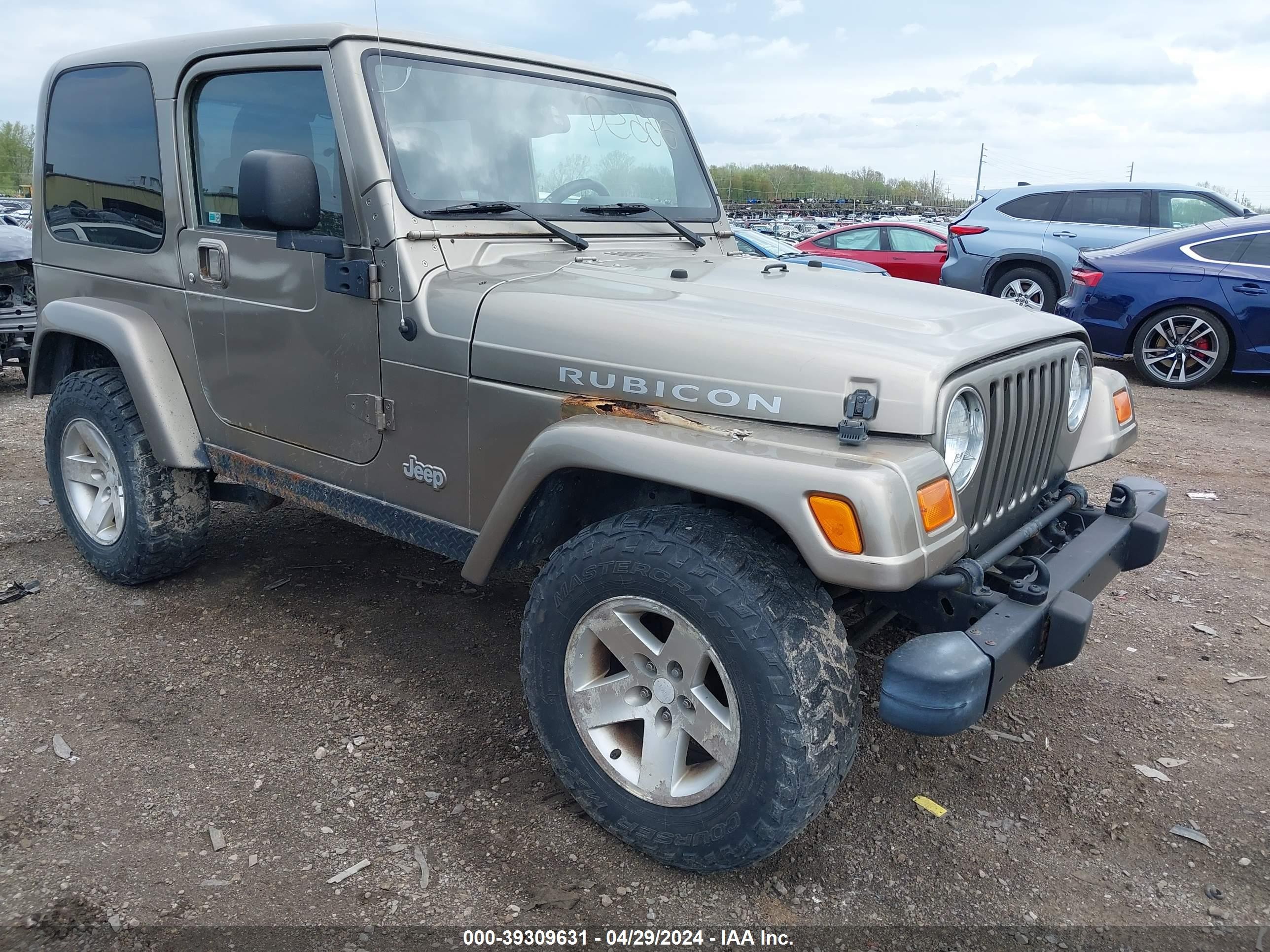 JEEP WRANGLER 2003 1j4fa69s83p339108