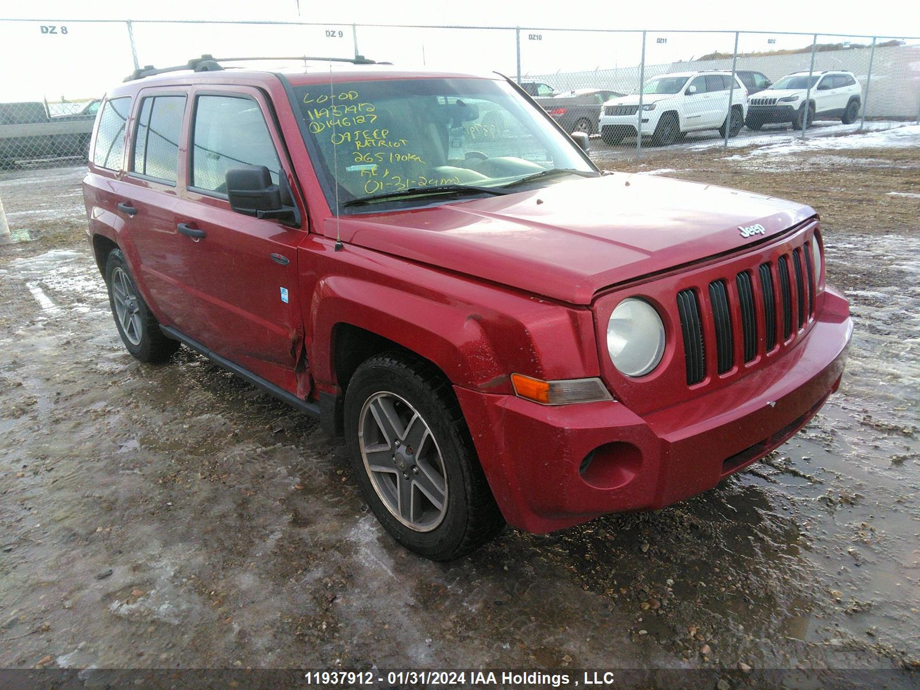 JEEP LIBERTY (PATRIOT) 2009 1j4ff28b39d146127