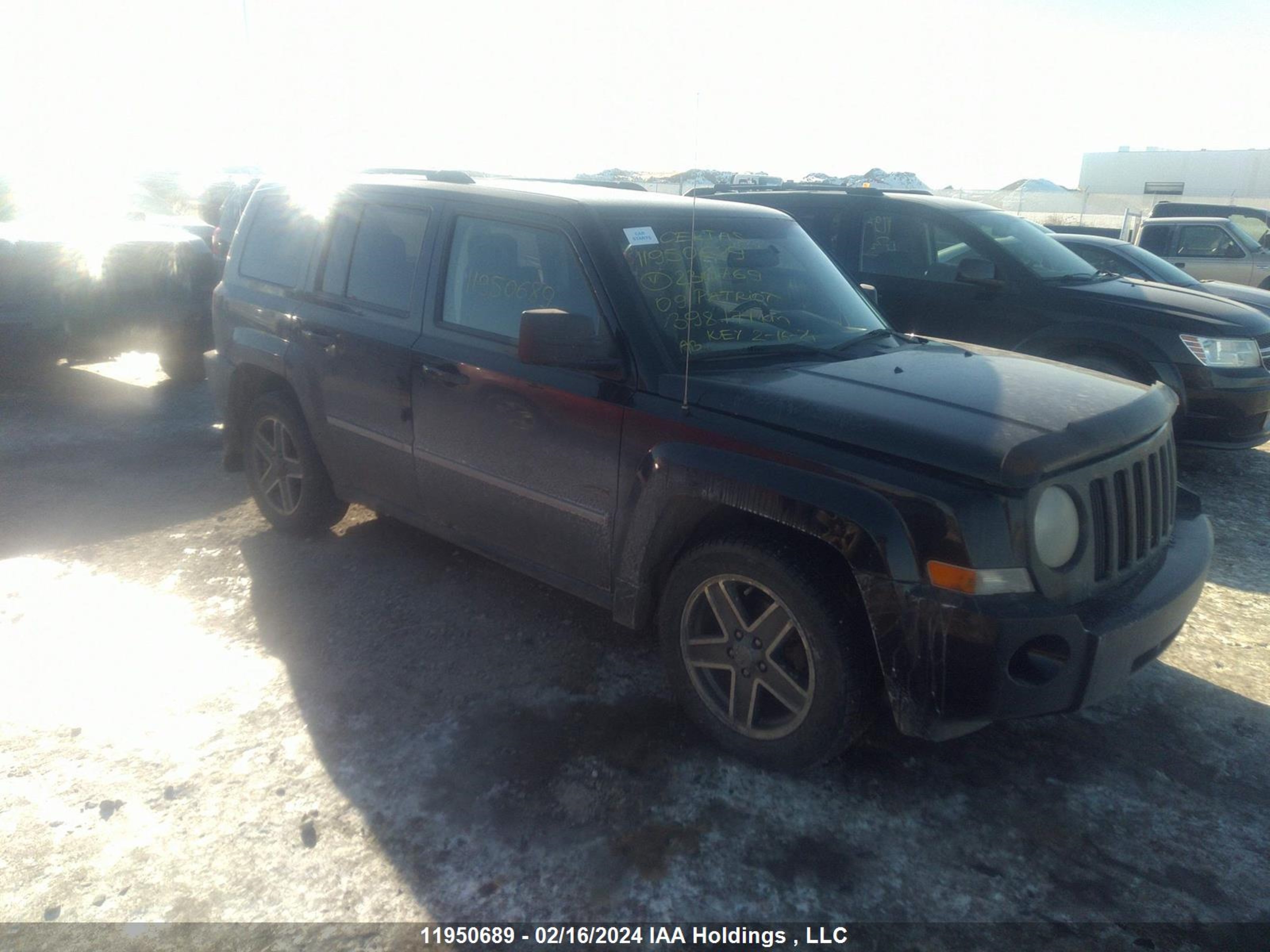 JEEP LIBERTY (PATRIOT) 2009 1j4ff28b39d230769