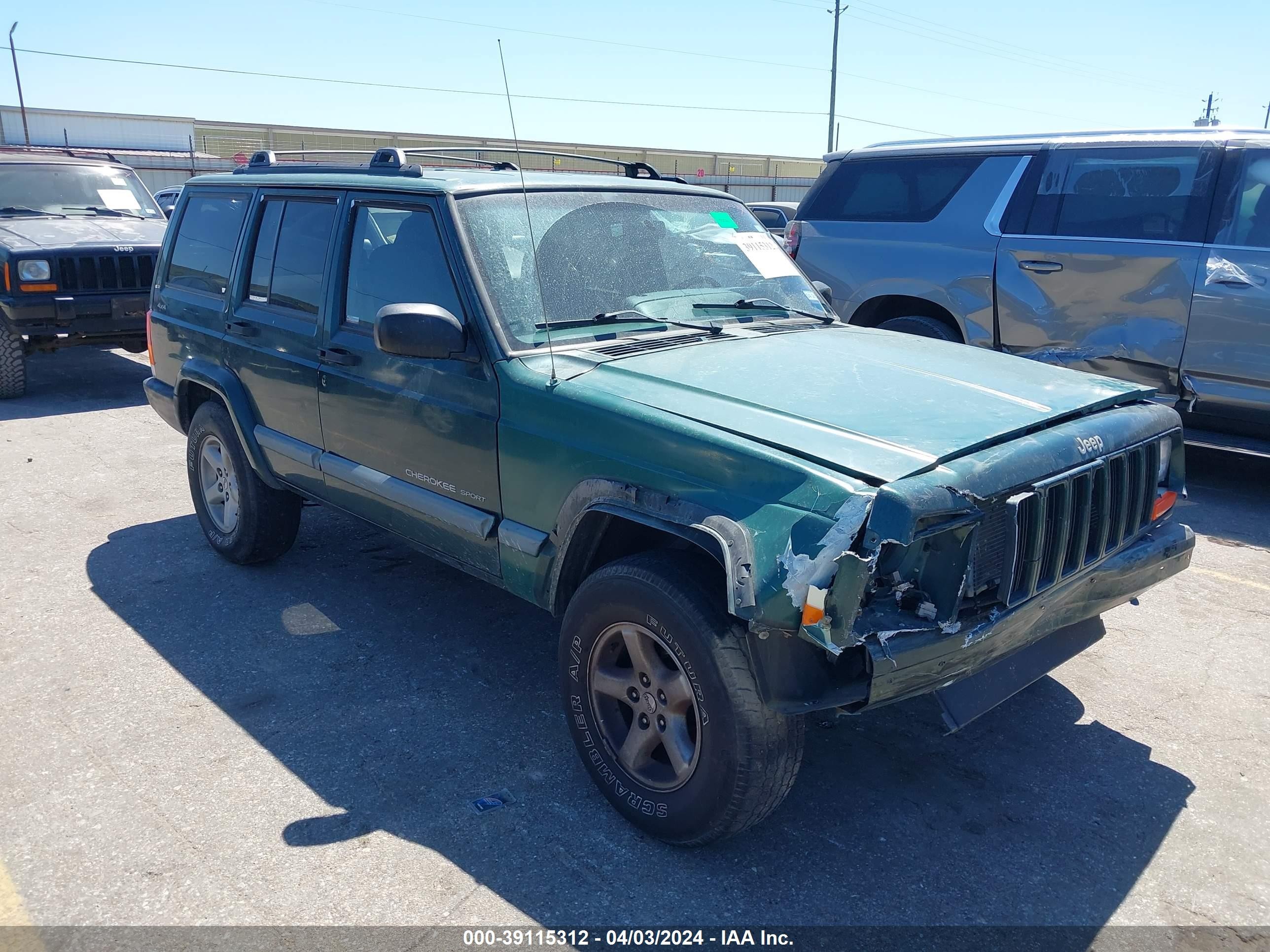 JEEP CHEROKEE 2000 1j4ff48s7yl244416