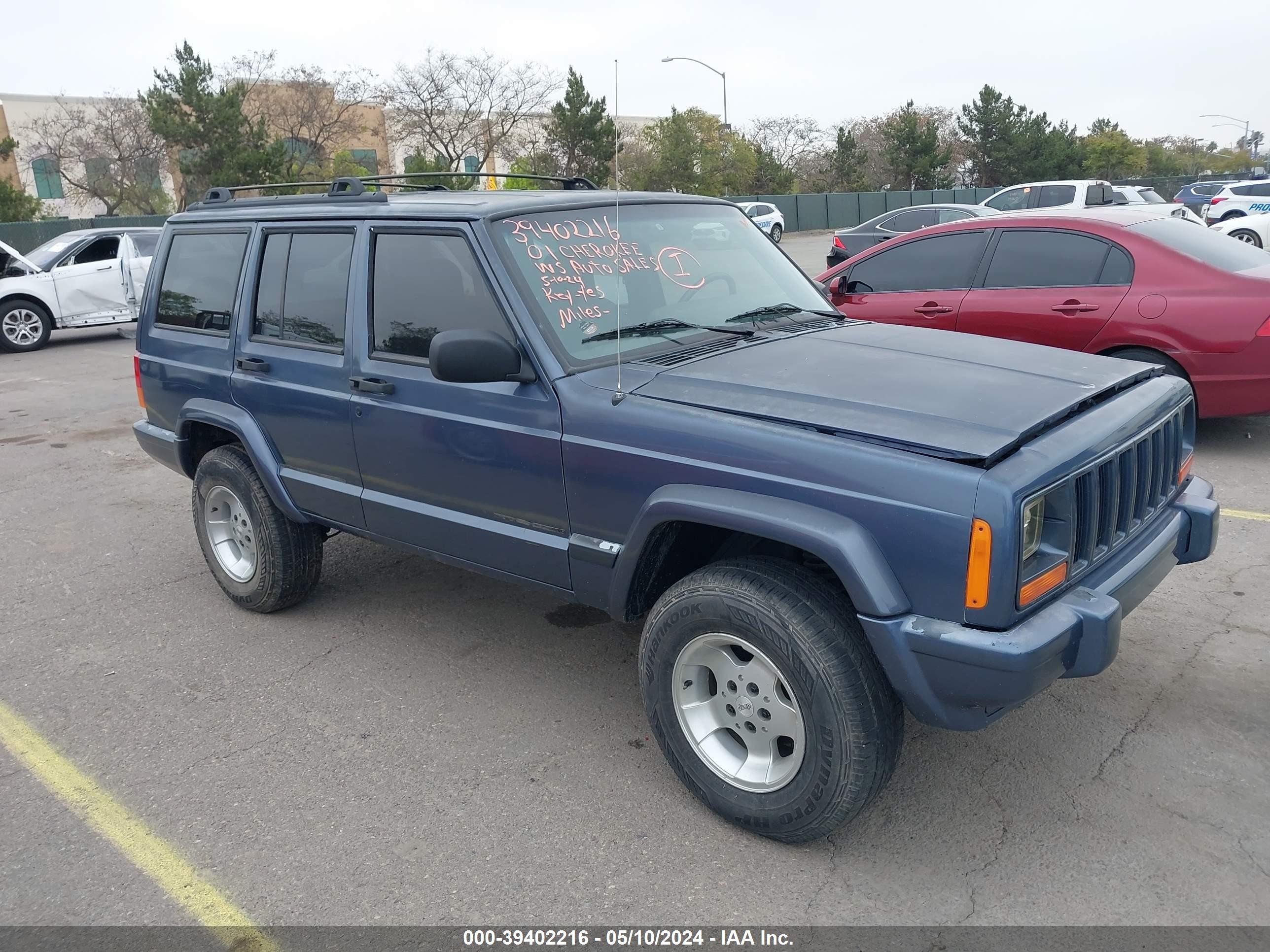 JEEP CHEROKEE 2001 1j4ff48s81l567556